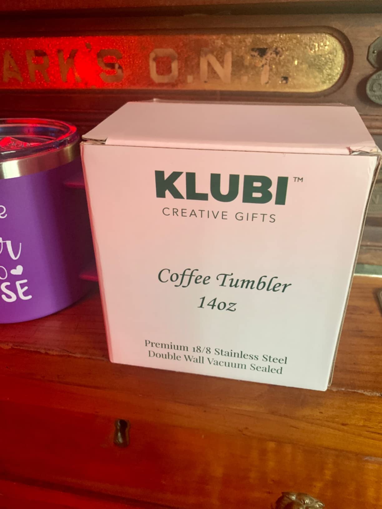 KLUBI Sister Gifts from Sister Brother - Being My Sister Is Really The Only Gift You Need 20 Ounce Tumbler With Lid And Straw Coffee Mug Black - Funny Gift Idea for Sister Birthday Cute - Customer Photo 2