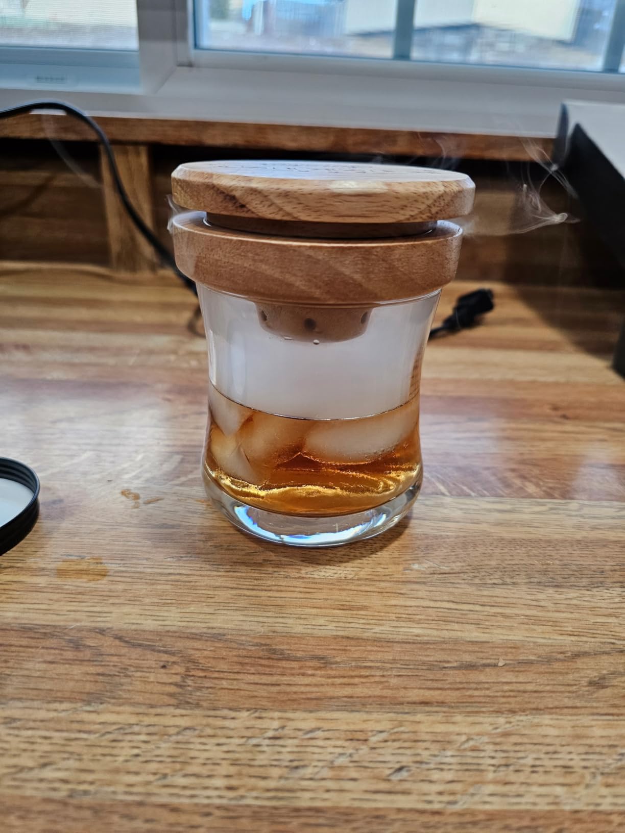 Cocktail Smoker Kit with Torch – 6 Flavors Wood Chips – Bourbon, Whiskey Smoker Infuser Kit, Old Fashioned Drink Smoker Kit, Birthday Bourbon Whiskey Gifts for Men, Dad, Husband (Without Butane) Customer Review Cocktail Smoker Kit with Torch – 6 Flavors Wood Chips – Bourbon, Whiskey Smoker Infuser Kit, Old Fashioned Drink Smoker Kit, Birthday Bourbon Whiskey Gifts for Men, Dad, Husband (Without Butane) - Customer Photo 1