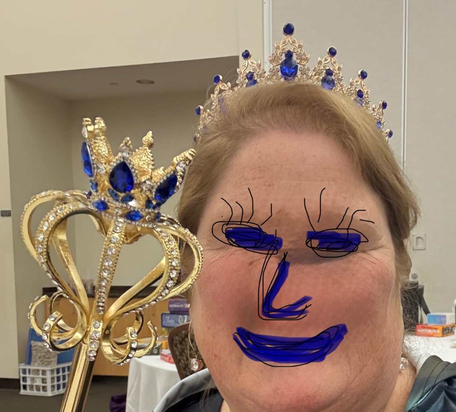 Kamirola - Queen Crown and Tiaras Princess Crown for Women and Girls Crystal Headbands for Bridal, Princess for Wedding and Party（01） - Customer Photo 1