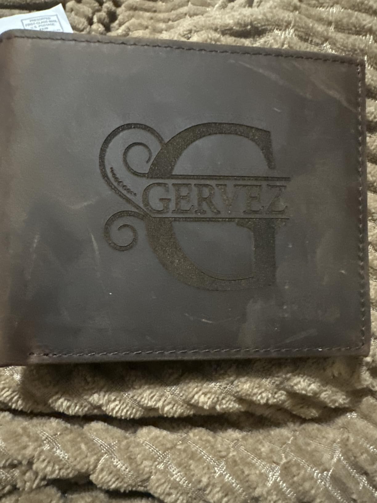 Personalized Wallet for Men, Custom Gifts for Father, Customized Monogram Wallet for Men, Son, Grandpa, Boyfriend - Customer Photo 1