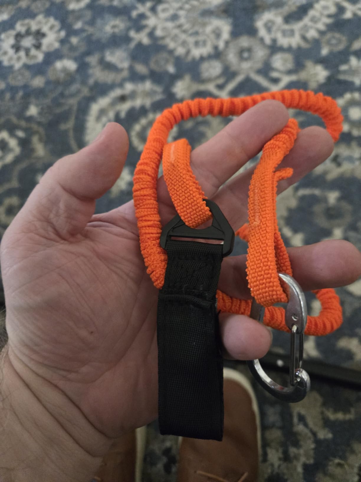 Kayak Paddle Leash Kayak Rod Leash Kayak Paddle Lanyard Stretchable Coiled Lanyard Leash Kayak Fishing Accessories for Kayak and Paddles - Customer Photo 2