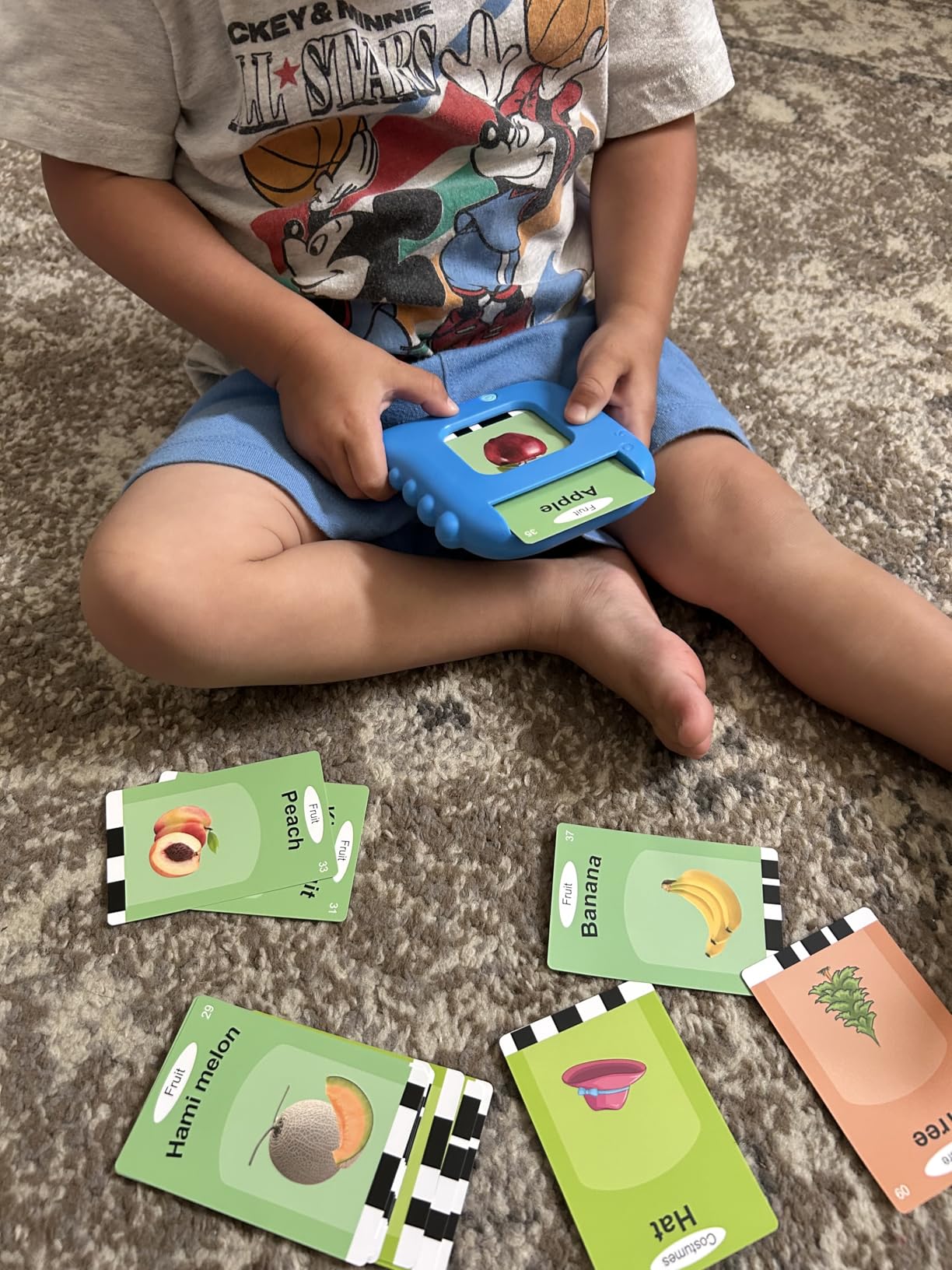 Talking Flash Cards,Kids Toddler Flash Cards with 240 Sight Words,Montessori Toys,Autism Sensory Toys,Speech Therapy,Learning Educational Gifts for Age 1 2 3 4 5 Years Old Boys and Girls - Customer Photo 2