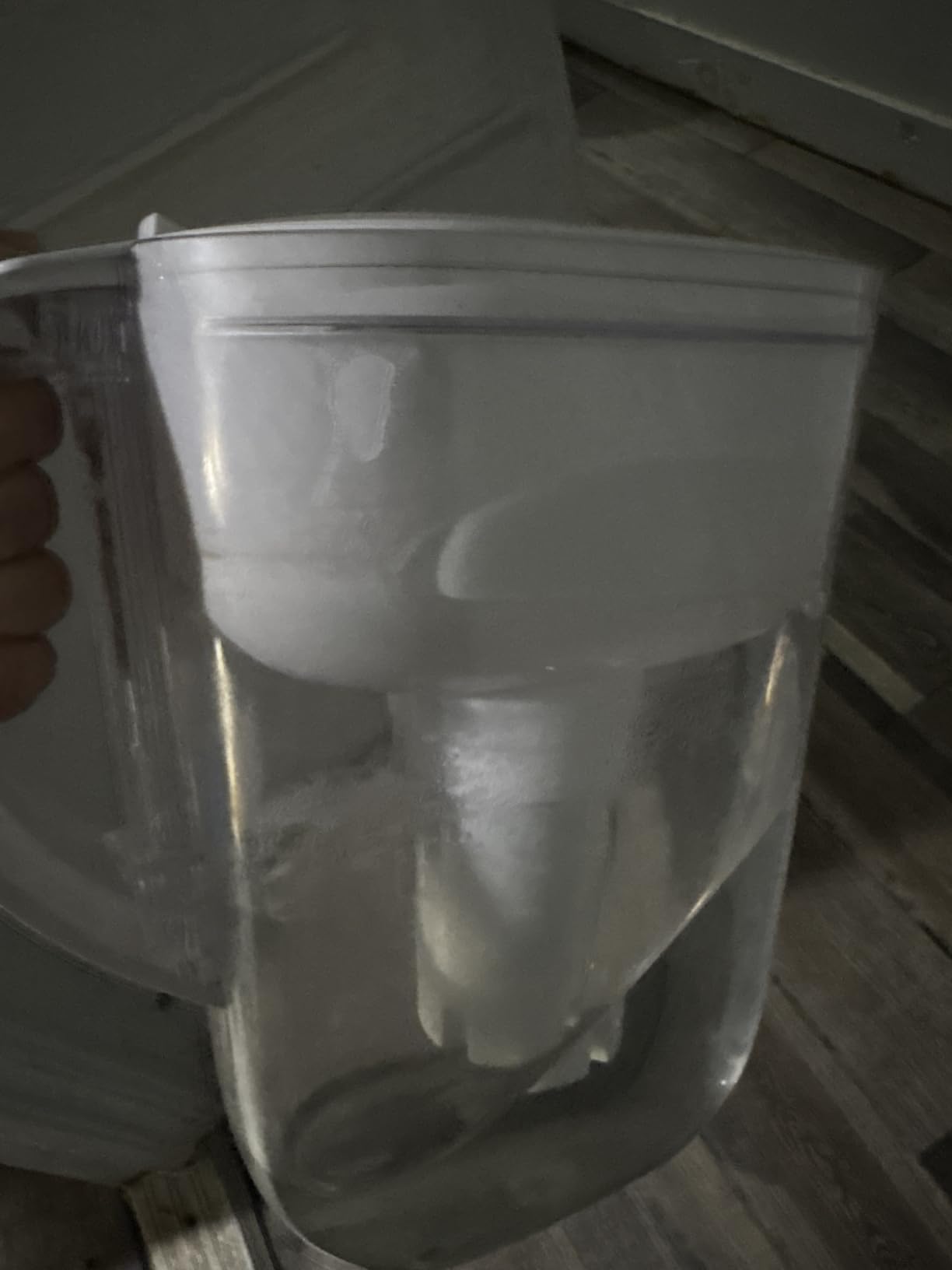 Brita Metro Water Filter Pitcher with SmartLight Change Indicator, BPA-Free, Replaces 1,800 Plastic Water Bottles a Year, Lasts Two Months, Includes 1 Filter, Small - 6-Cup Capacity, White - Customer Photo 3