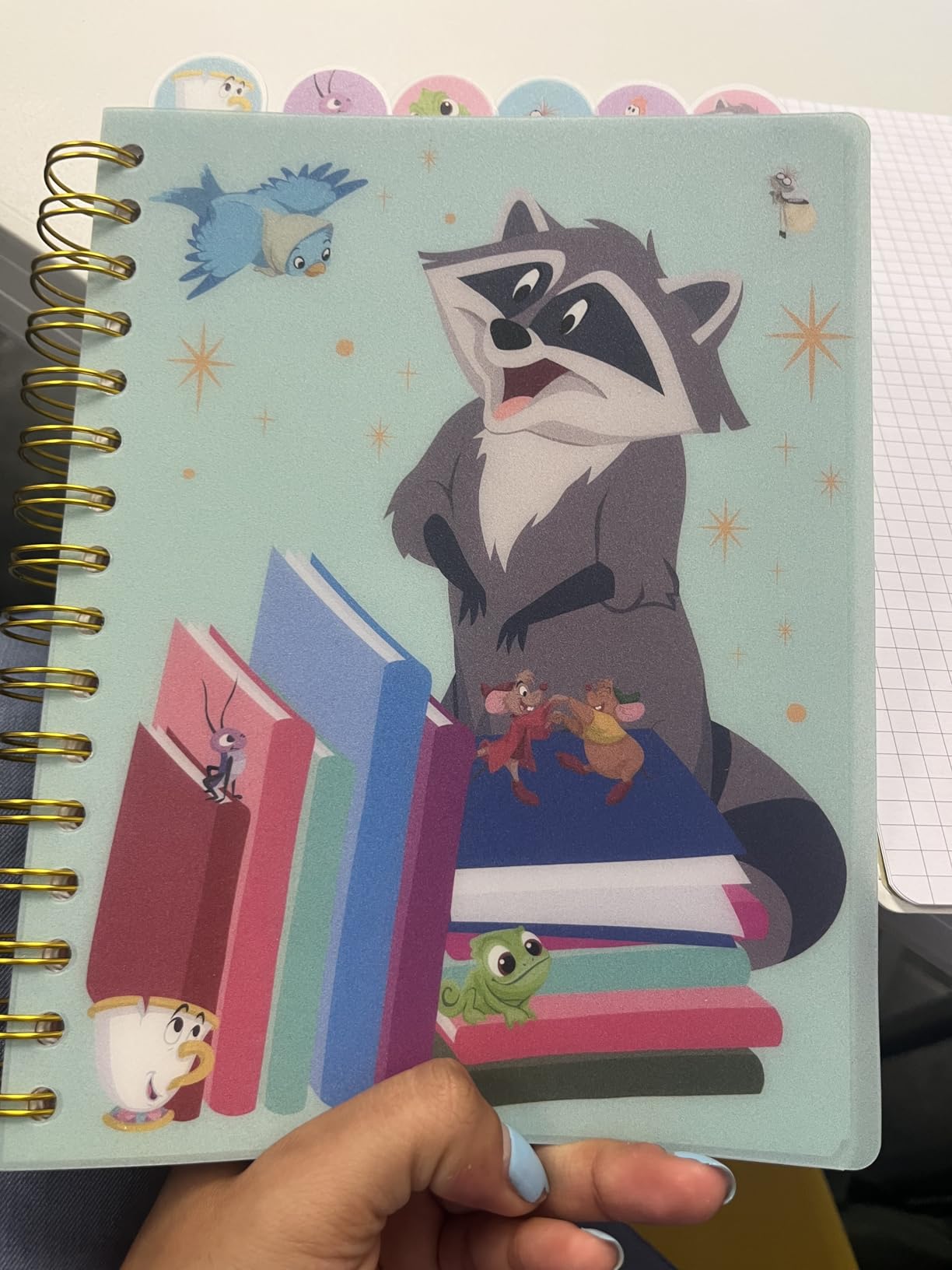 Schitt's Creek Tab Journal Notebook - Rose Apothecary, Spiral Bound, 144 Lined Pages, 8 x 7 inches Customer Review Schitt's Creek Tab Journal Notebook - Rose Apothecary, Spiral Bound, 144 Lined Pages, 8 x 7 inches - Customer Photo 2