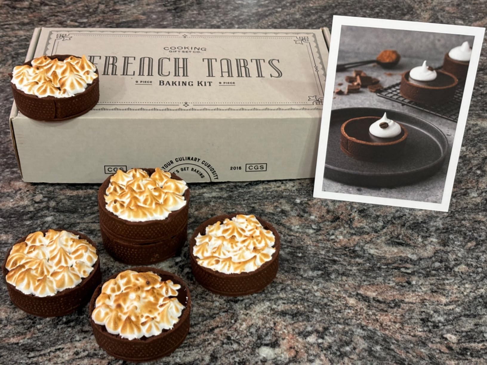 French Tart Baking Set | Mothers Day Unique Baking Gifts Kitchen Baking Supplies Present Food Making Kit For Adults & Parisian Cooking Tools for Pastry Dessert - Customer Photo 1