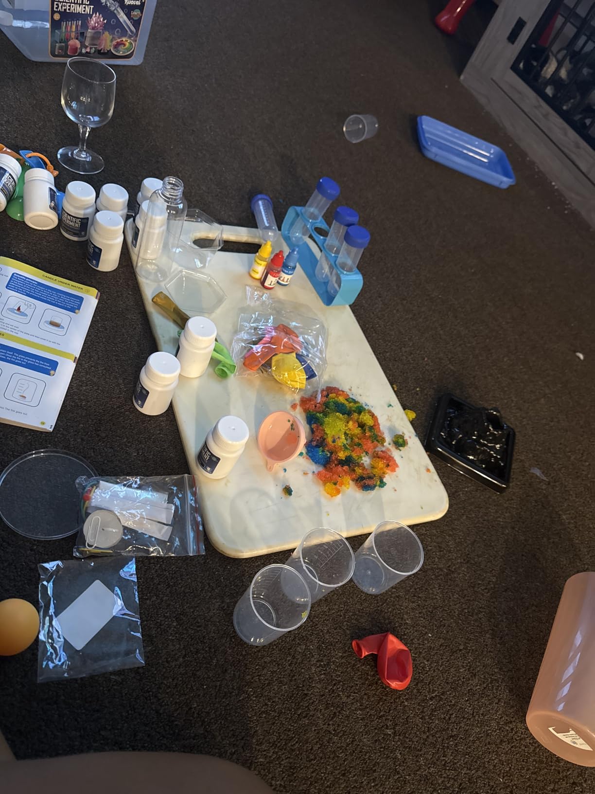 Science Kit for Kids,80 Science Lab Experiments,Scientist Costume Role Play STEM Educational Learning Scientific Tools,Birthday Gifts and Toys for 6 7 8 9 Years Old Boys Girls Kids - Customer Photo 1