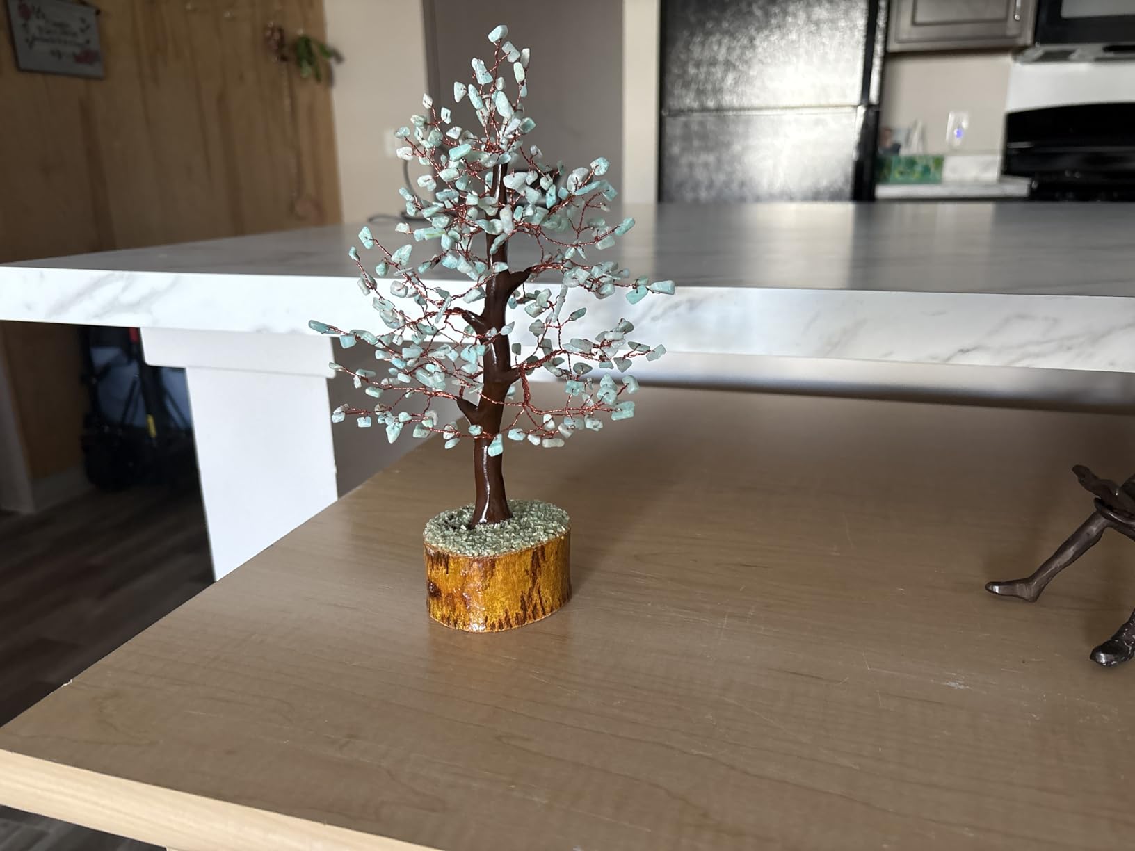 Crystal Tree Set of 12 Unique Birthday Gifts for Women, Sister, Mom, Home Office Decor, Shelf Desk Decoration for Positive Energy, Bring Good Luck, Money, Reiki Healing, Chakra Tree of Life Gift Sets - Customer Photo 2