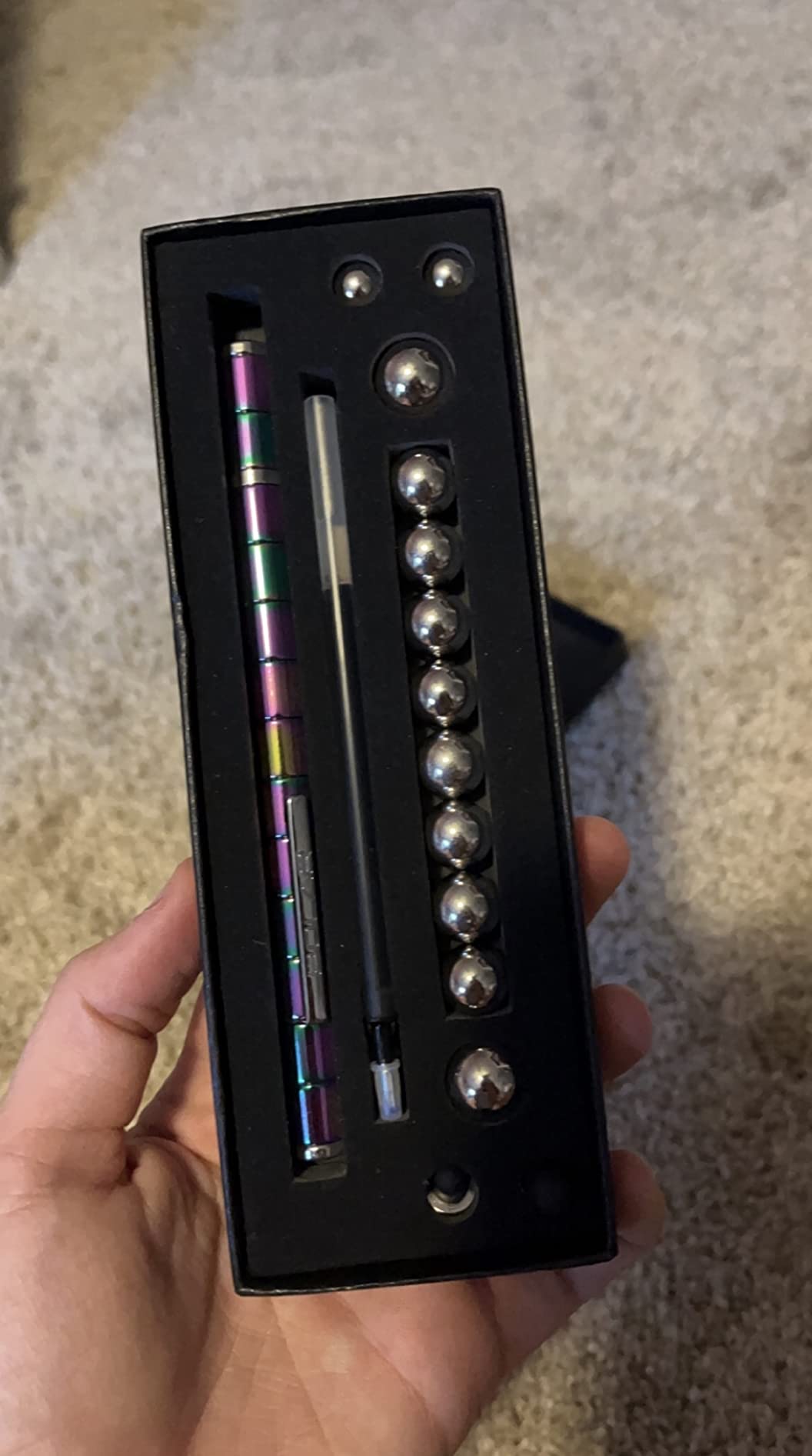 LARAH Color Fidget Pen Toy, Sensory Tool EDC Fidgeting Game for Adults, Cool Gadget Best for Stress and Anxiety Relief and Kill Time,Novelty Gifts for Teen and Adults - Customer Photo 2