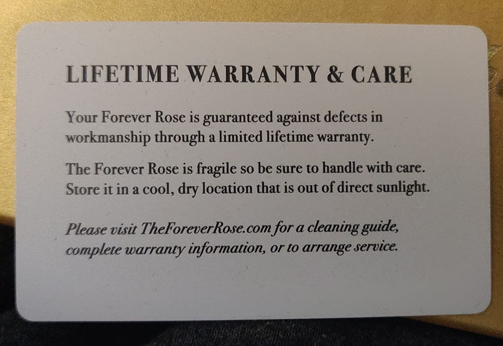 Forever Rose Hand-Dipped in 24K Gold, Amethyst-Inspired February Birthstone with Sparkles, Real Rose in Luxury Gold Gift Box – Perfect Ready to Gift for February Birthday or Any Occasion - Customer Photo 1