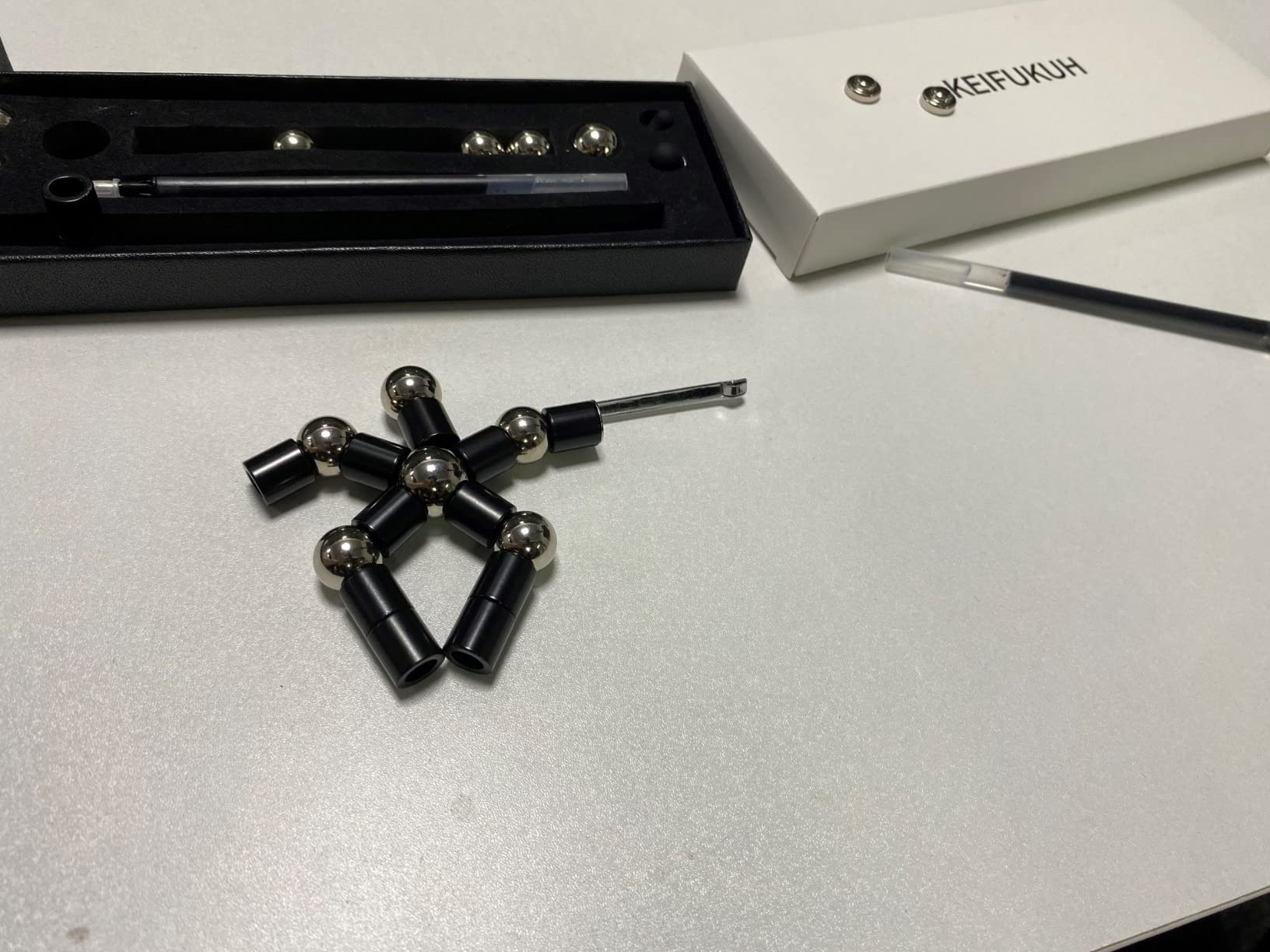 Fun Men Gifts Fidget Gel Pens - Unique Birthday Gift for Mens, Novelty Christmas Stocking Stuffers Easter Anniversary Valentines Day White Elephant Present Ideas Gadget, Cool Secret Santa Gift for Him - Customer Photo 1