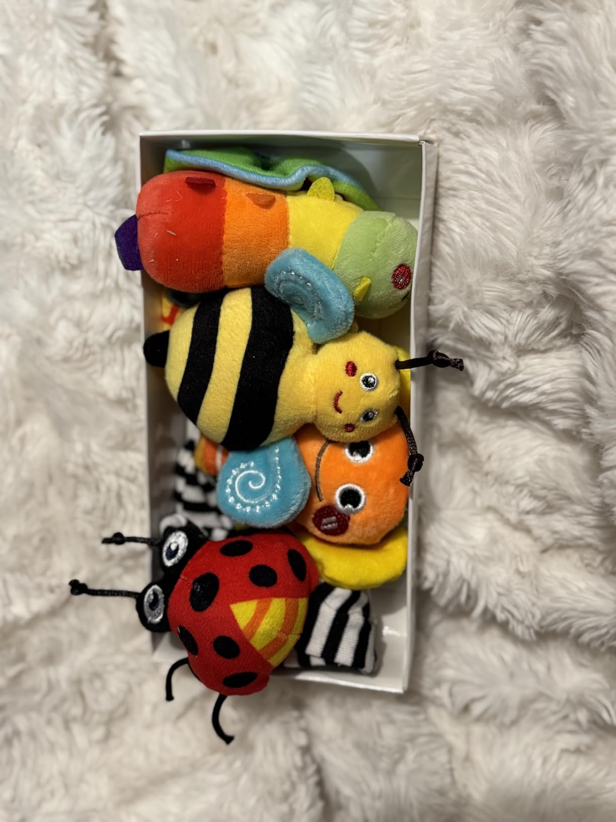 Infinno Baby Wrist Rattle Socks and Foot Finder Set, Perfect Baby Toys for 0-12 Months Newborn Boys and Girls As Shower Gifts, Garden Bug Series - Customer Photo 0