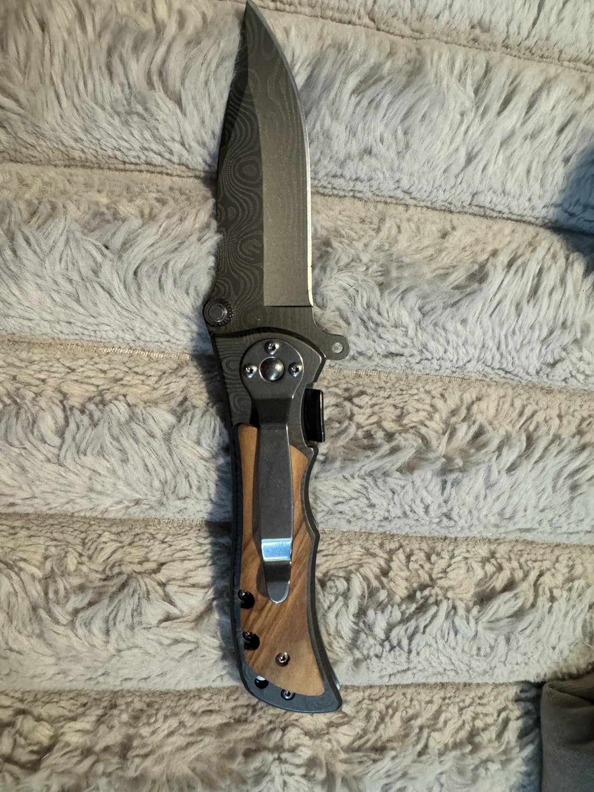 Stepdad Gift, Engraved Pocket Knife for Stepdad, Bonus Dad Gifts from Daughter, Father's Day Gifts for Stepdad, Birthday, Christmas Gift for Stepdad, Bonus Dad Gift from Son, Stepfather Gift Ideas - Customer Photo 1