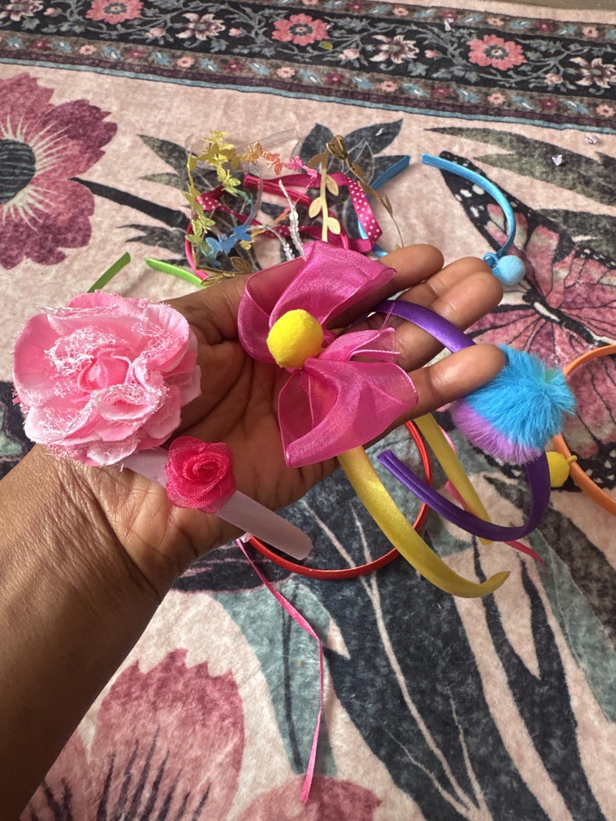 Pretty Me Headband Making Kit for Girls - Arts & Crafts Gift - Make Your Own Fashion Headbands for Kids - DIY Hair Accessories Set - Gift for Ages 5-12 Year Old Girl - Little Kids Art & Craft Gifts - Customer Photo 1