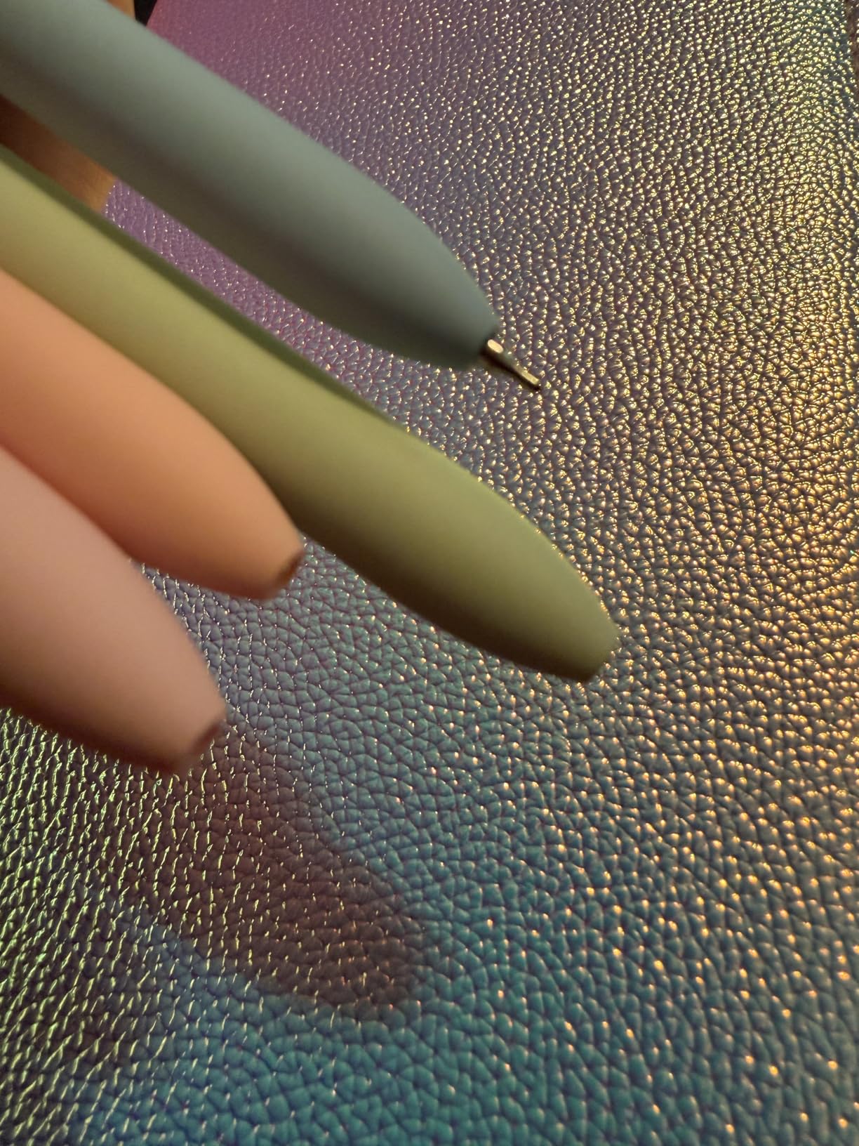 Gel Pens, 5 Pcs 0.5mm Black Ink Pens Fine Point Smooth Writing Pens, High-End Series Pens for Journaling Note Taking, Cute Office School Supplies Gifts for Women Men (Morandi) - Customer Photo 4