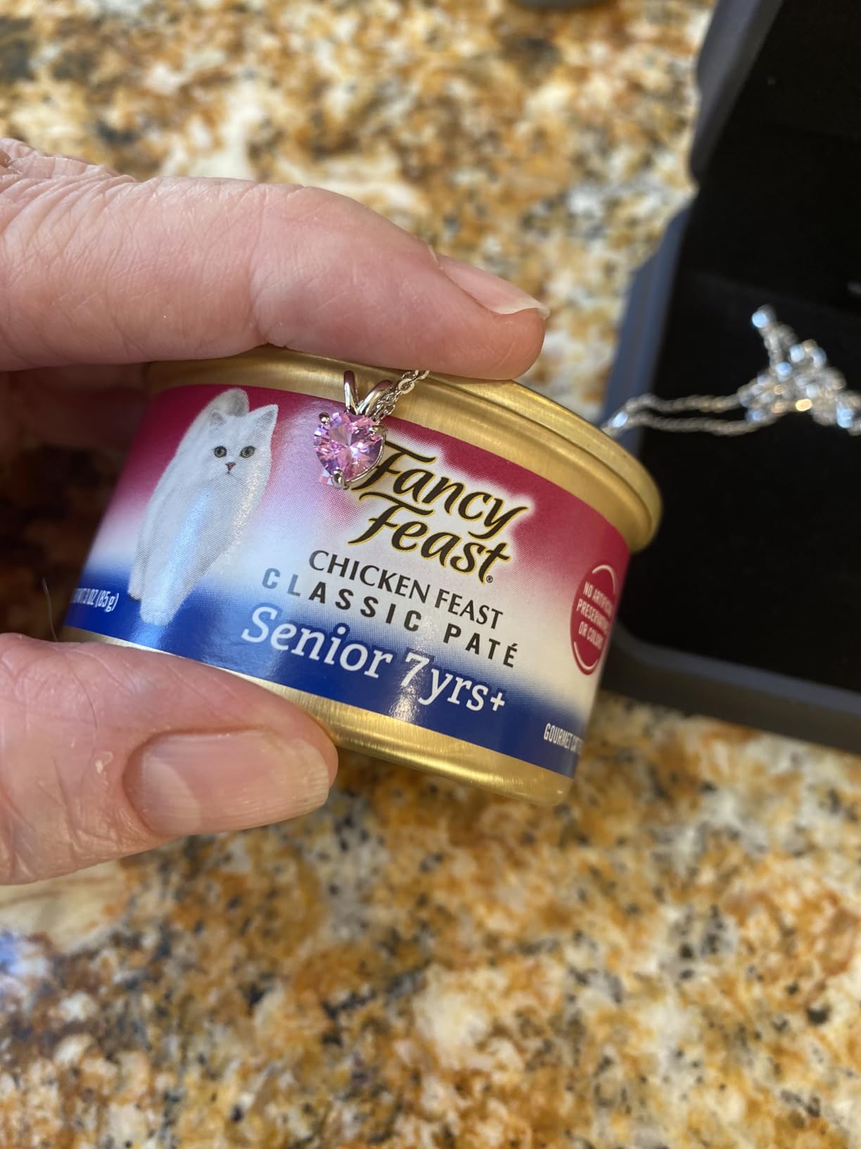 SMILEST Christmas Gifts for Women - 925 Sterling Silver Heart Birthstone Necklace, Dainty Sparkling Heart Pendant Anniversary Birthday Gifts for Women Mom Wife Daughter Grandma Girlfriend Jewelry Gift - Customer Photo 1