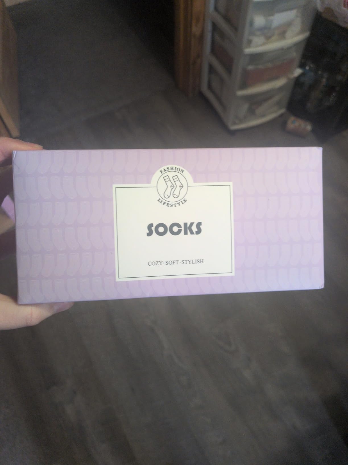 SISOSOCK Fuzzy Cozy Warm Socks for Women-Winter Home Thick Wool Soft Sleeping Socks-Perfect Gifts for Women - Customer Photo 1