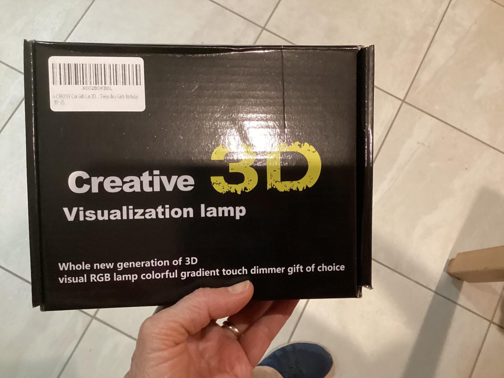 i-CHONY Mermaid Gifts Night Light for Girls,3D Illusion Lamp with Remote & Smart Touch 16 Colors Dimmable Bedroom Decorations Bedside Lamp,Mermaid Toys for Kids Girls Teens Birthday Gift - Customer Photo 2