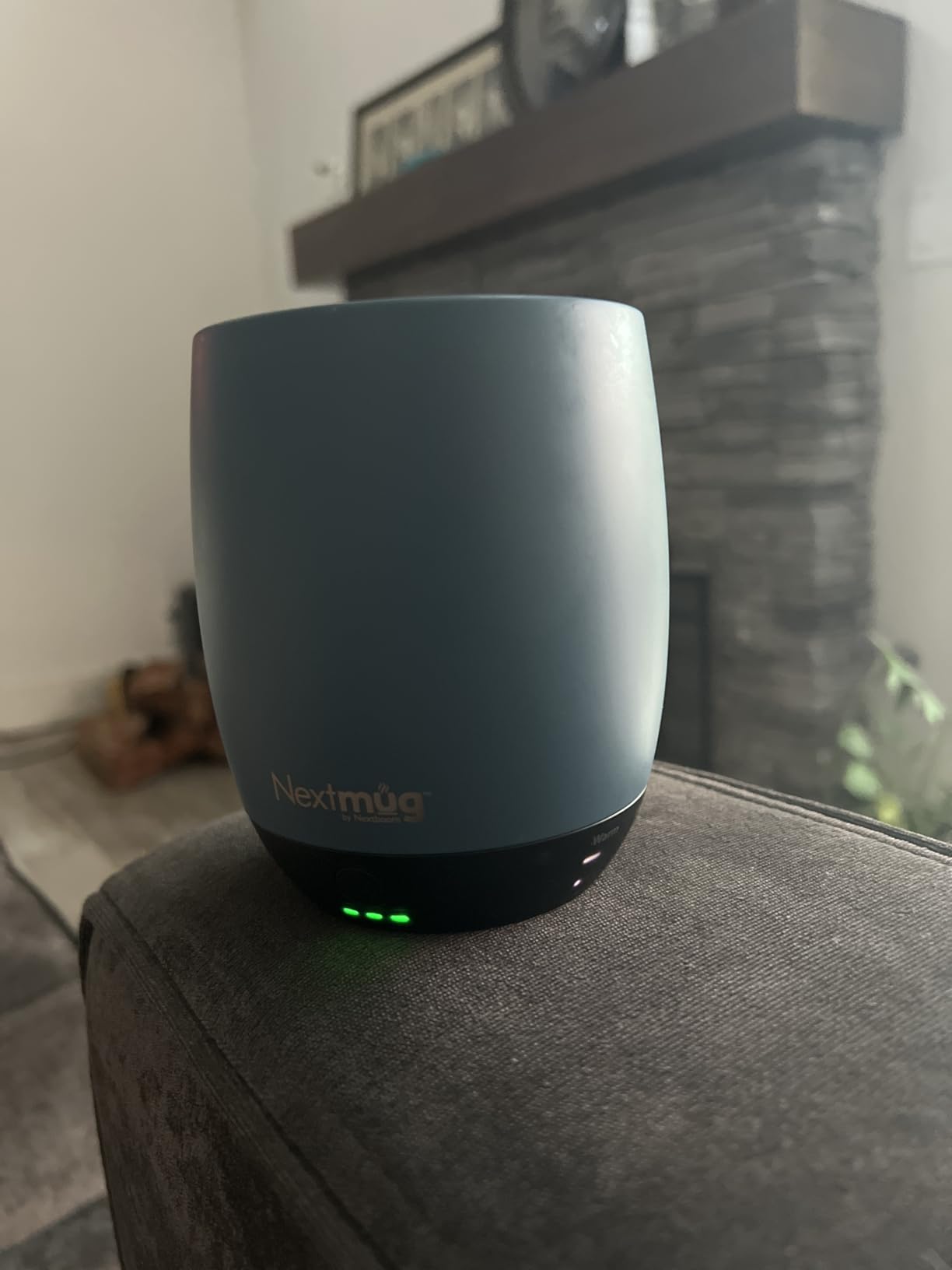 Nextmug - Temperature-Controlled, Self-Heating Coffee Mug (Black - 14 oz.) - Customer Photo 1