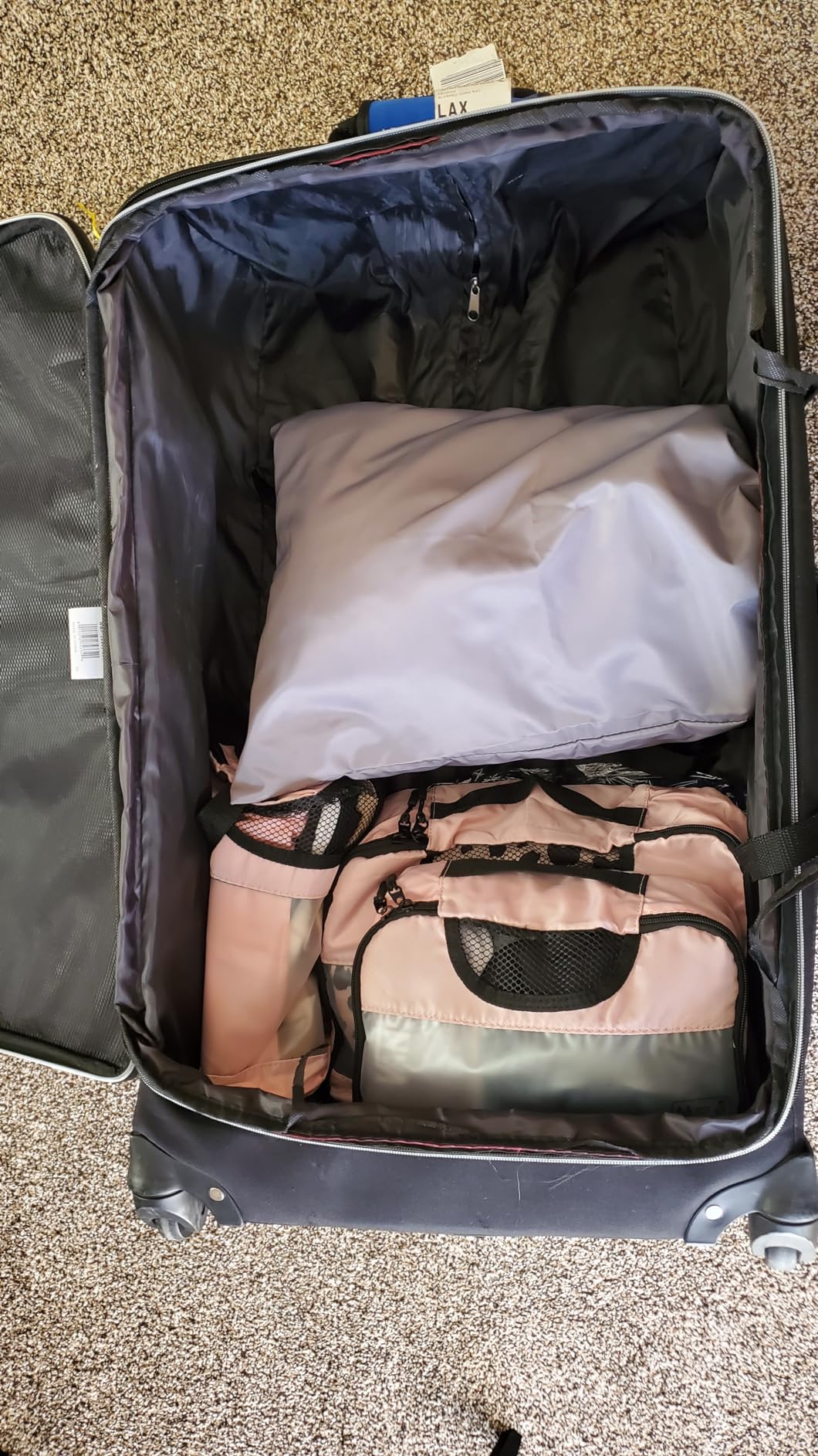 Veken 8 Set Packing Cubes, Gifts for Women Mom Her, Christmas Personalized Cruise Ship Travel Essentials Accessories for Beach Vacation, Suitcase Organizer Bags for Luggage with Hanging Toiletry Bag - Customer Photo 2