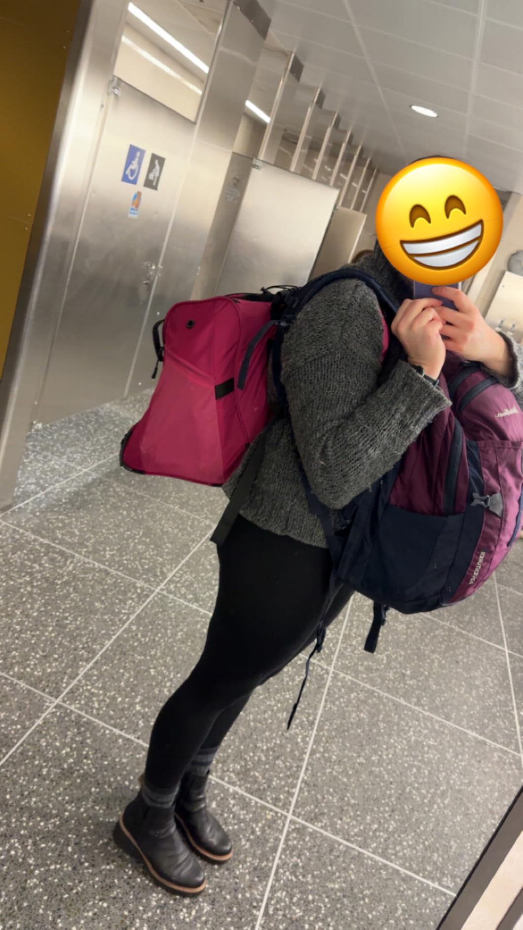 OutdoorMaster 38L Ski Boot Bag, Air Travel Snowboard Boot Backpack with Waterproof Bottom for Ski Helmet, Goggles and Gloves - Customer Photo 1