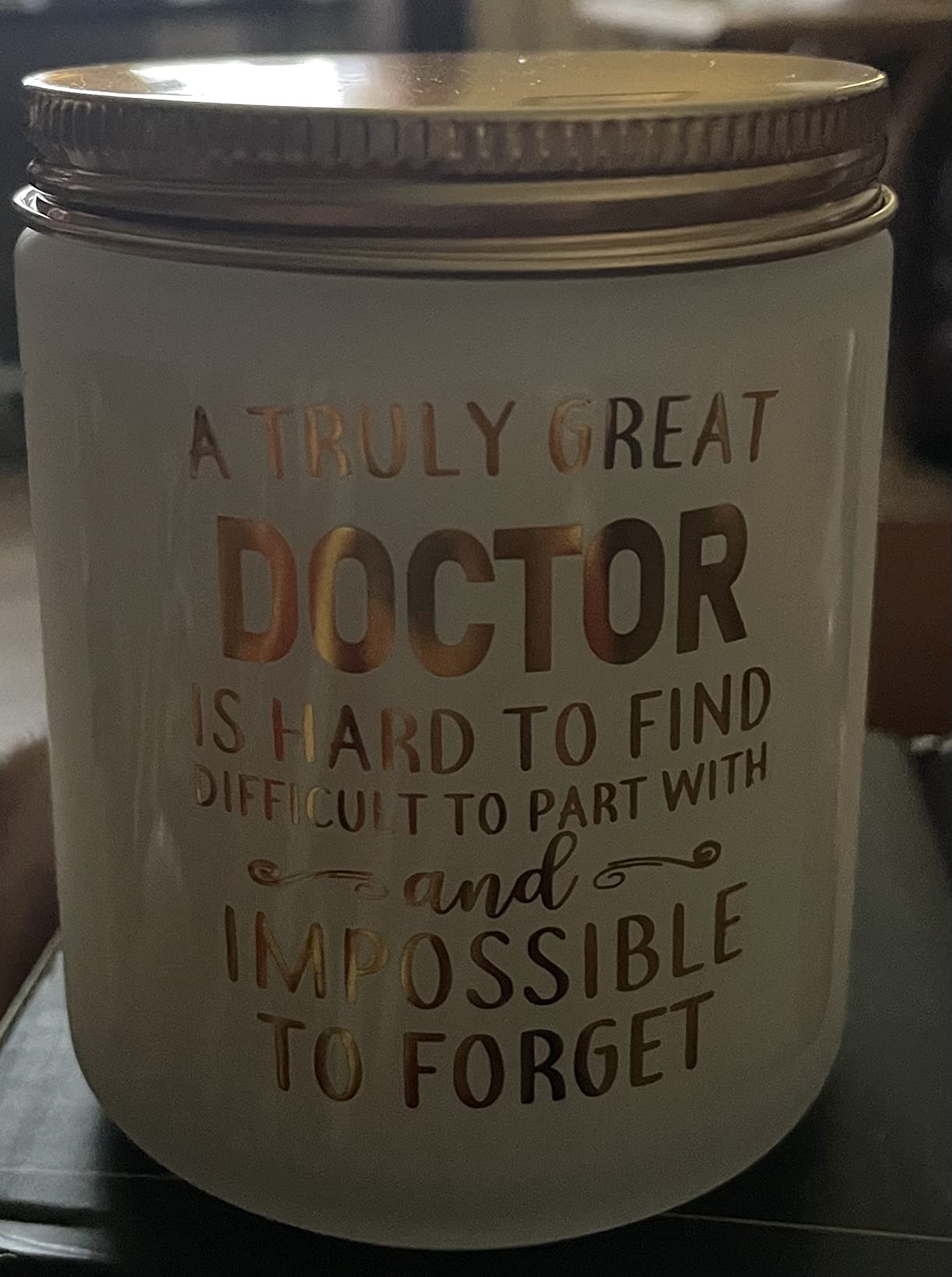Maybeone Future Doctor Gifts for Women - Medical School Christmas, Thank You, Appreciation Gift for Doctors, Physician - Lavender Scented Candle - Customer Photo 2