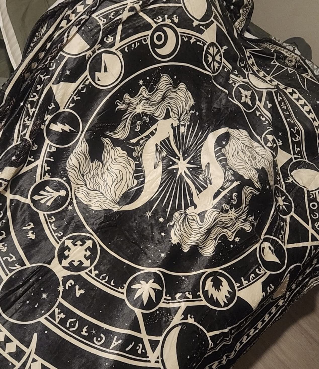 Libra Zodiac Blanket, Libra Zodiac Gifts for Women Moon Constellation Throw Blanket 60