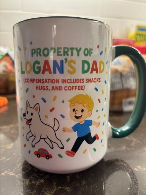 Custom Mug with Your Pet's Face, Personalized Dog Mom Mug w/Photo, Name and Title - 9 Mug Colors & 4 Font Options - 11 Oz & 15 Oz - Cat Mom Mugs for Woman - Customer Photo 2