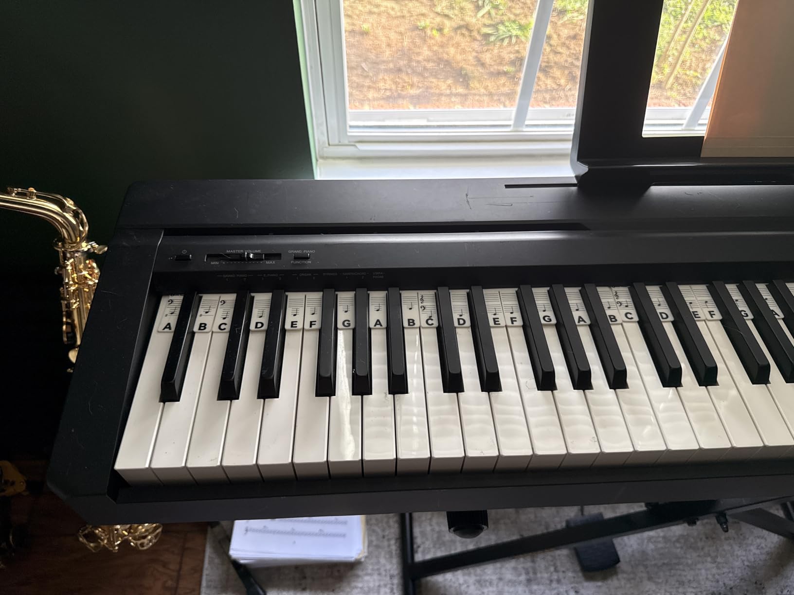 Piano Notes Guide for Beginner, Removable Piano Keyboard Note Labels for Learning, 88-Key Full Size, Made of Silicone, No Need Stickers, Reusable and Comes with Box (Rainbow Colors） - Customer Photo 4