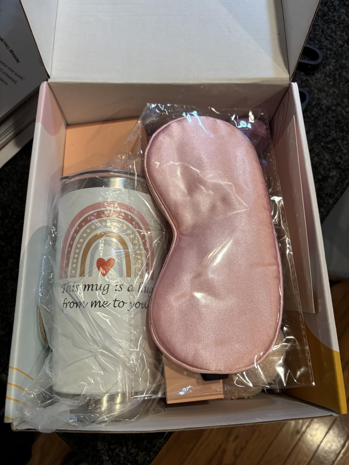 Get Well Soon Care Package for Women, 12 Pcs Deluxe Self-Care Gift Box with Pink Cozy Blanket, Tumbler, Candle & Spa Feel Better Basket – After Surgery, Thinking of You, Encouragement Recovery Gifts - Customer Photo 1