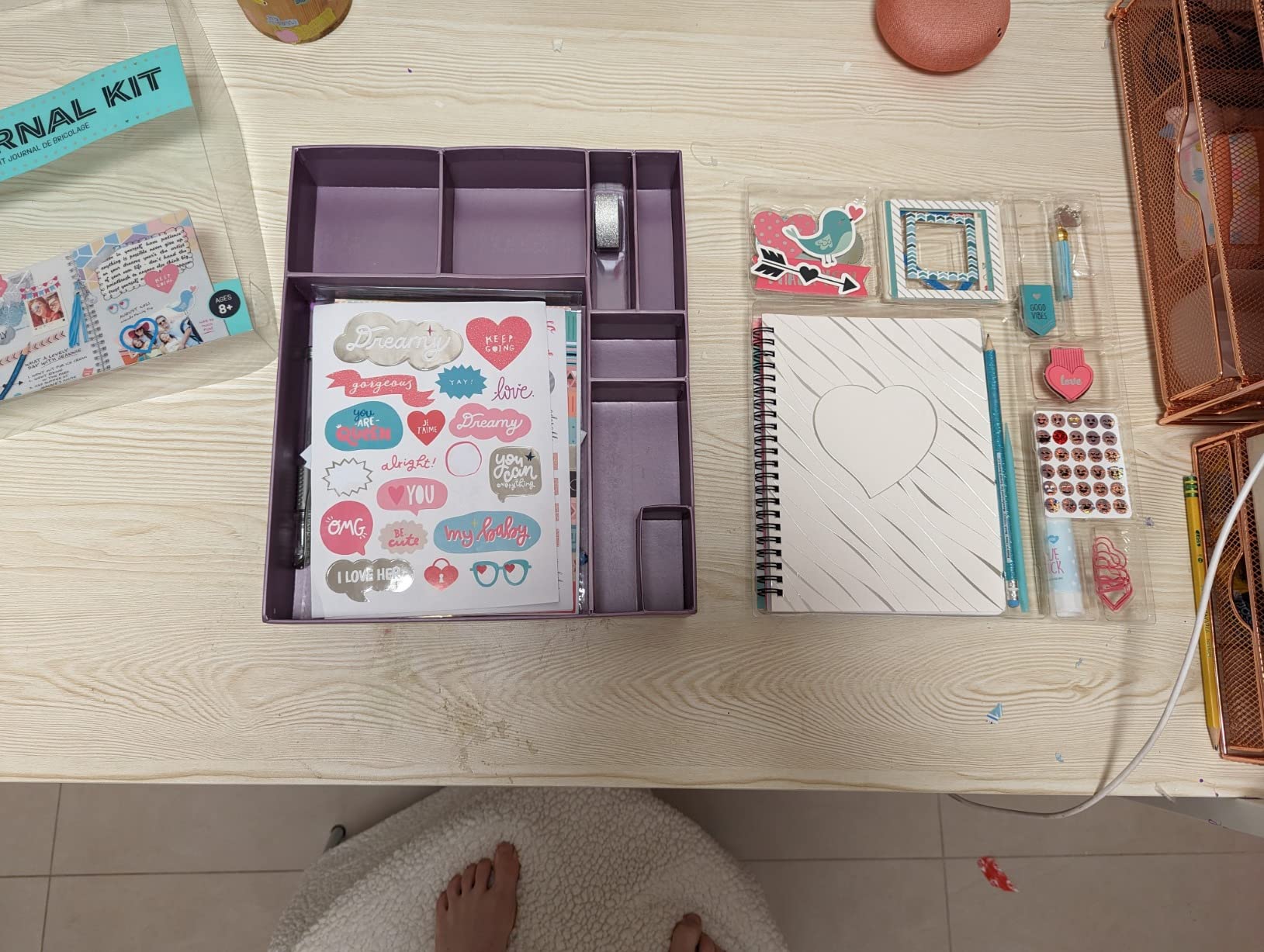 Pretty Me DIY Journal Kit for Girls - Gift for 8-14 Year Old Girl - Cool Birthday Gifts Ideas for Teens - Fun, Cute Art & Crafts Kits for Tween Teenage Kids- Scrapbook & Diary Supplies Toy Set - Customer Photo 2