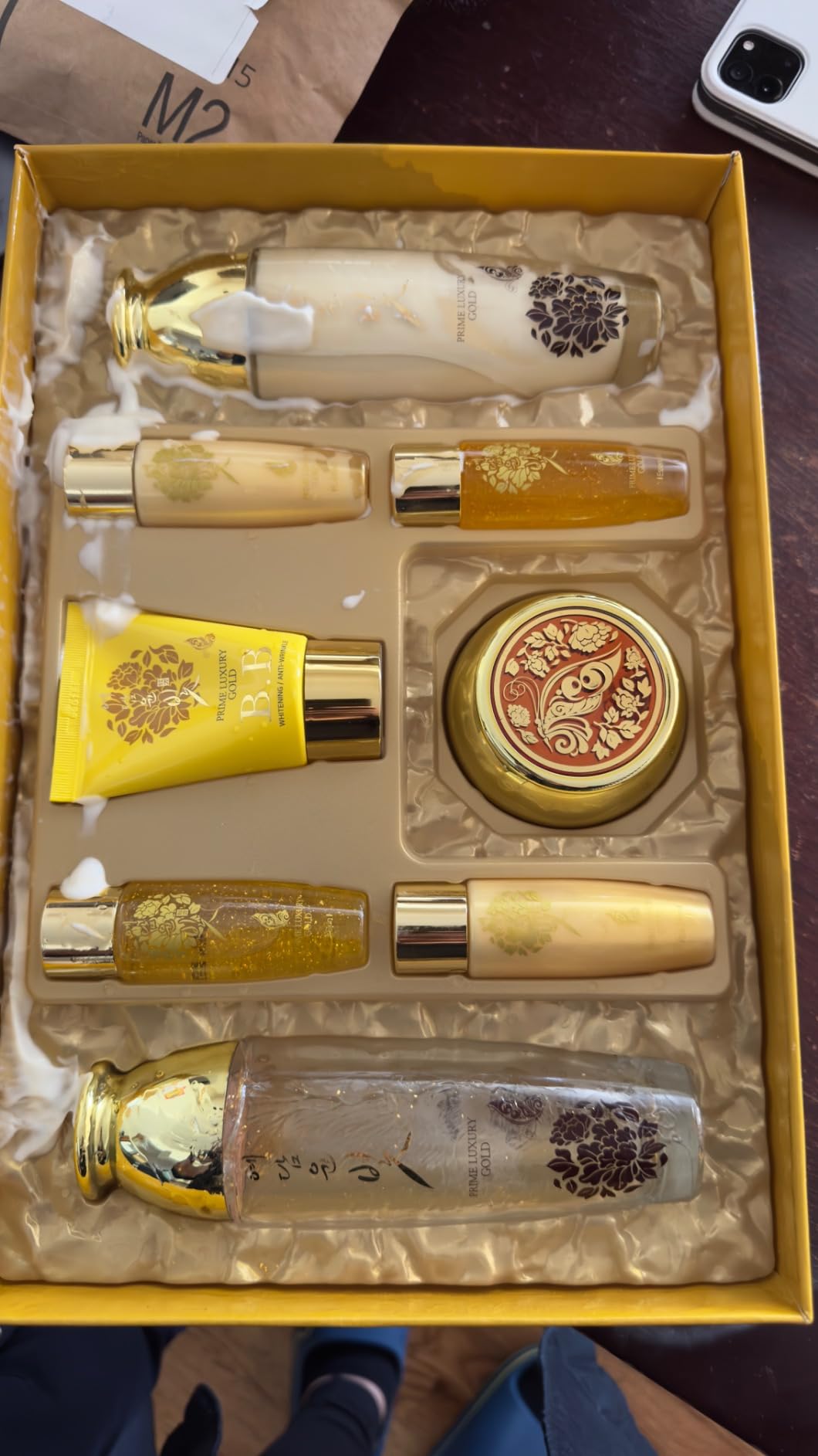 Premium Luxury Gold Women Facial Skin Care Set (4Pcs) Beauty & Personal Care, Nourishing And Moisturizing, Calming Korea Cosmetic for Yedam Yun Bit - Customer Photo 2