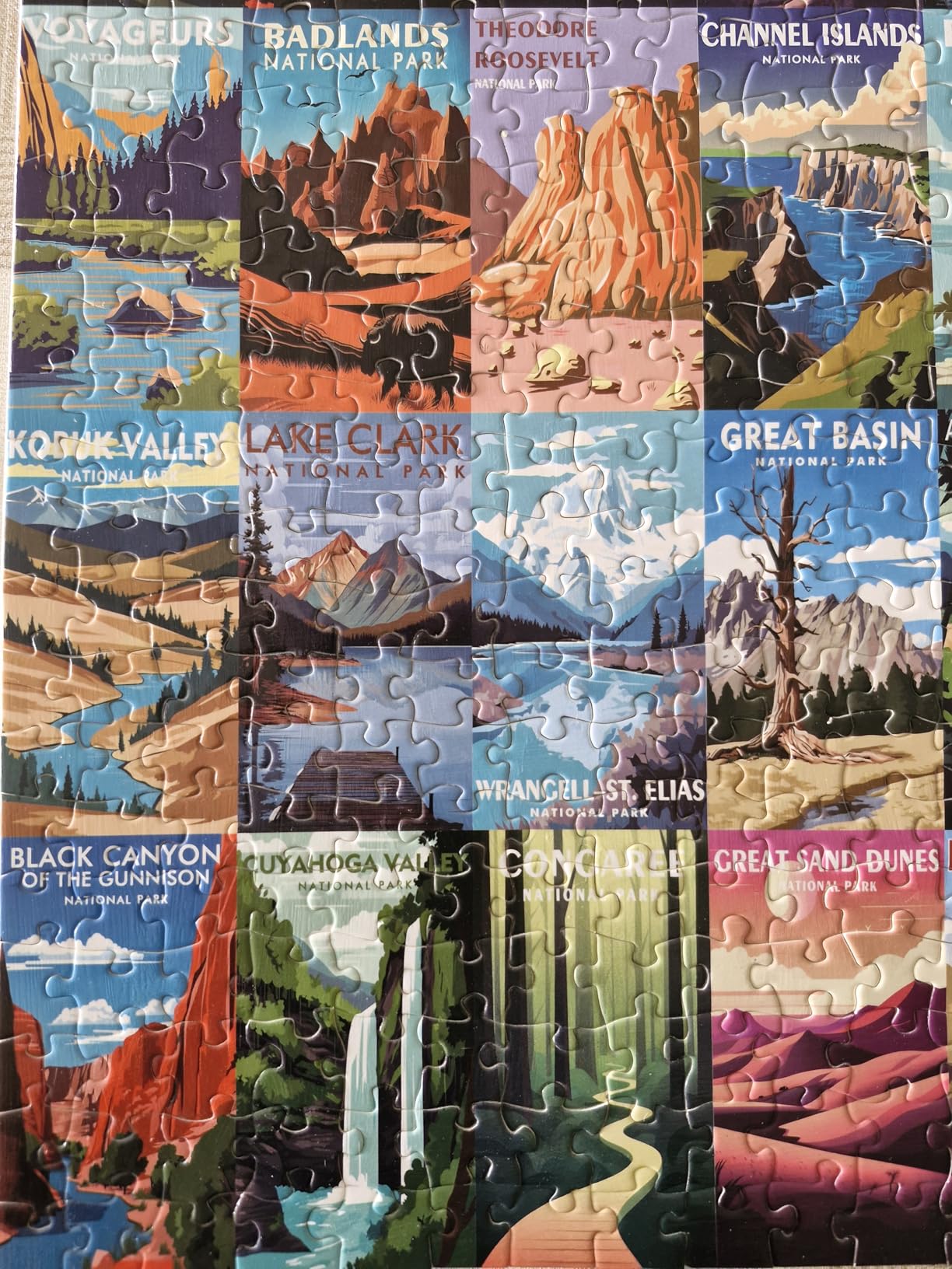 National Parks Puzzle for Adults 1000 Pieces, Travel Poster Landscape Puzzle Including Zion Yellowstone Yosemite, Nature Jigsaw Puzzles Scenery Mountain Scene Customer Review National Parks Puzzle for Adults 1000 Pieces, Travel Poster Landscape Puzzle Including Zion Yellowstone Yosemite, Nature Jigsaw Puzzles Scenery Mountain Scene - Customer Photo 1