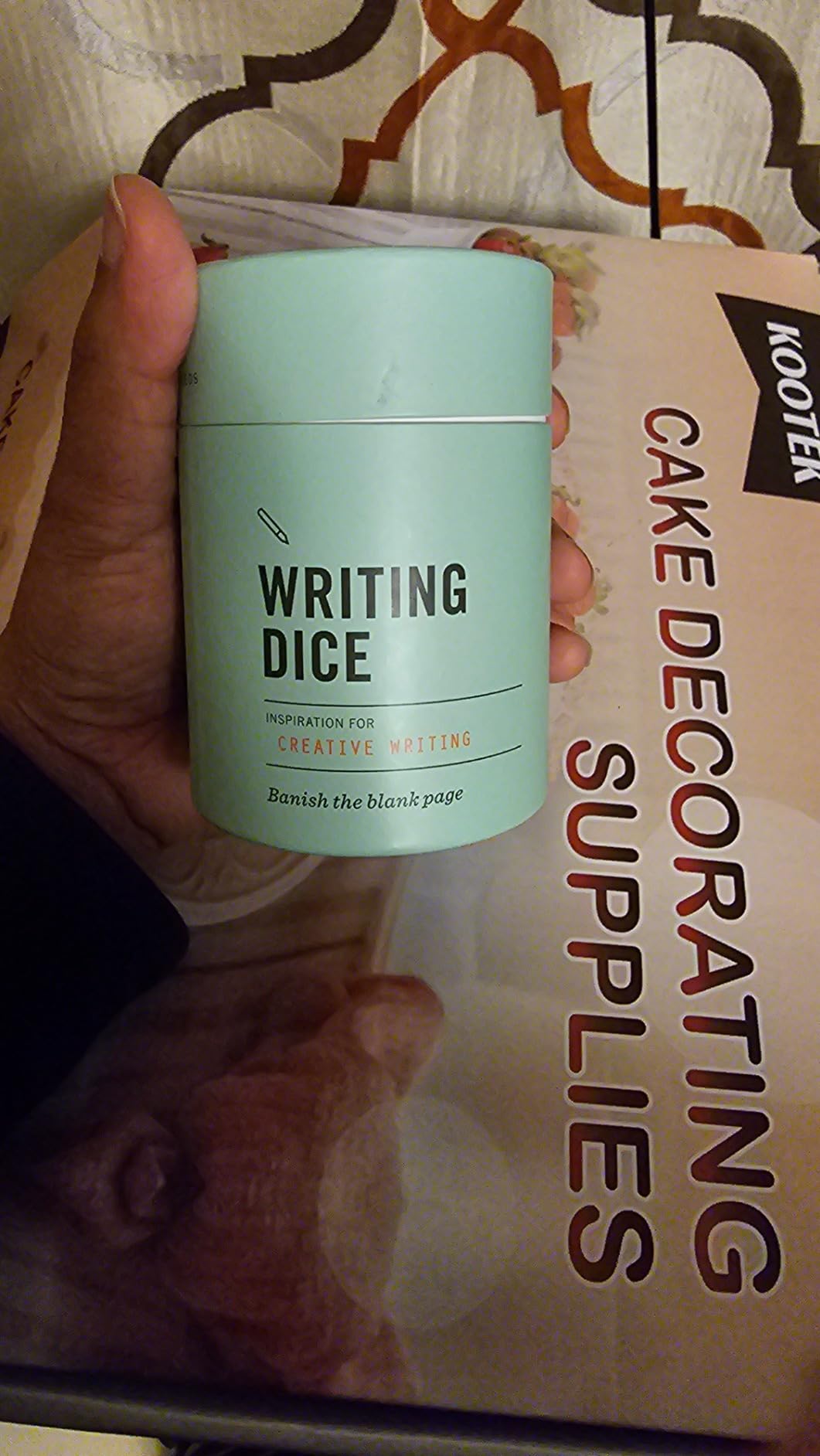 Two Tumbleweeds Art Dice - Drawing & Painting Game for Adults, Artists & Teachers - Set of 9 Dice for Creative Inspiration - Drawing Prompts for Studio and Classroom - Gift for Artist - 1+ Players Customer Review Two Tumbleweeds Art Dice - Drawing & Painting Game for Adults, Artists & Teachers - Set of 9 Dice for Creative Inspiration - Drawing Prompts for Studio and Classroom - Gift for Artist - 1+ Players - Customer Photo 2