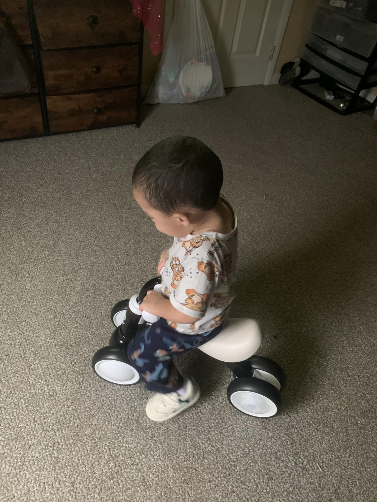 Colorful Lighting Baby Balance Bike Toys for 1 Year Old Girl Gifts, 10-36 Month Toddler Balance Bike, No Pedal 4 Silence Wheels & Soft Seat Pre-School First Riding on Toys, 1st Birthday Gifts. - Customer Photo 3