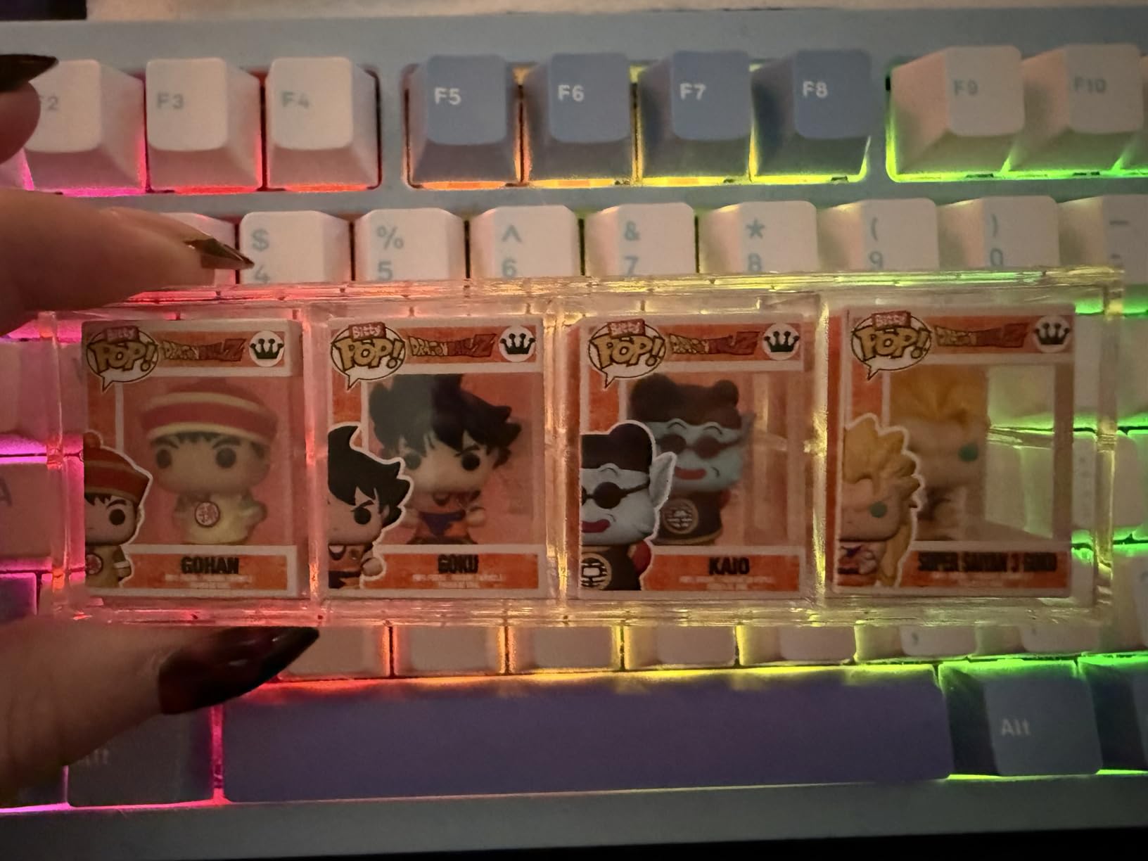 Funko Bitty POP! Dragon Ball Z, 4-Pack - Gohan, Raditz, Piccolo, and a Surprise Mystery Mini Figure - 0.9 Inch (2.2 Cm) - Anime Collectable - Stackable Display Shelf Included - Gift Idea Customer Review Funko Bitty POP! Dragon Ball Z, 4-Pack - Gohan, Raditz, Piccolo, and a Surprise Mystery Mini Figure - 0.9 Inch (2.2 Cm) - Anime Collectable - Stackable Display Shelf Included - Gift Idea - Customer Photo 2