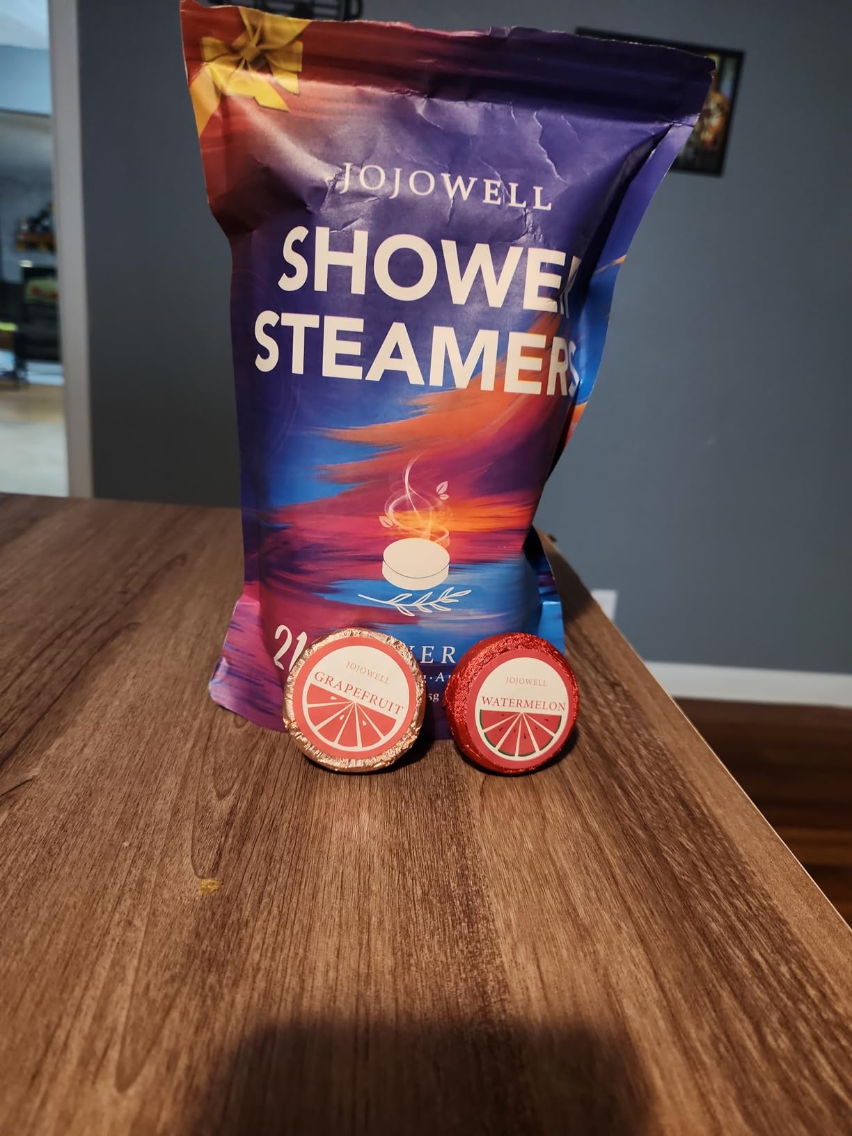 Shower Steamers Aromatherapy - 21Pcs Birthday Gifts for Women, Self Care with Natural Essential Oils Relaxation Home SPA - Customer Photo 2