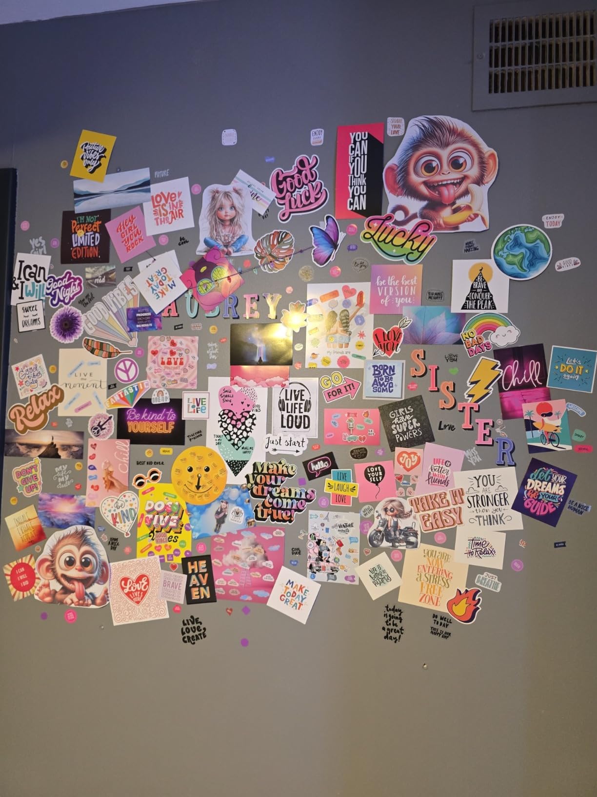 Pretty Me Wall Collage Kit for Teen & Tween Girls - Arts Craft Gift Ideas for Age 11, 12,13, 14, 15, 16 Year Old Girl - Birthday Gifts and Stuff for Teenage Bedroom Decor - Teens Creative Crafts Kits - Customer Photo 2