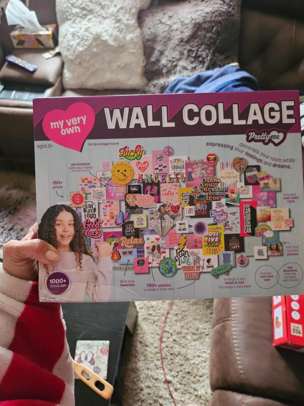 Pretty Me Wall Collage Kit for Teen & Tween Girls - Arts Craft Gift Ideas for Age 11, 12,13, 14, 15, 16 Year Old Girl - Birthday Gifts and Stuff for Teenage Bedroom Decor - Teens Creative Crafts Kits - Customer Photo 4