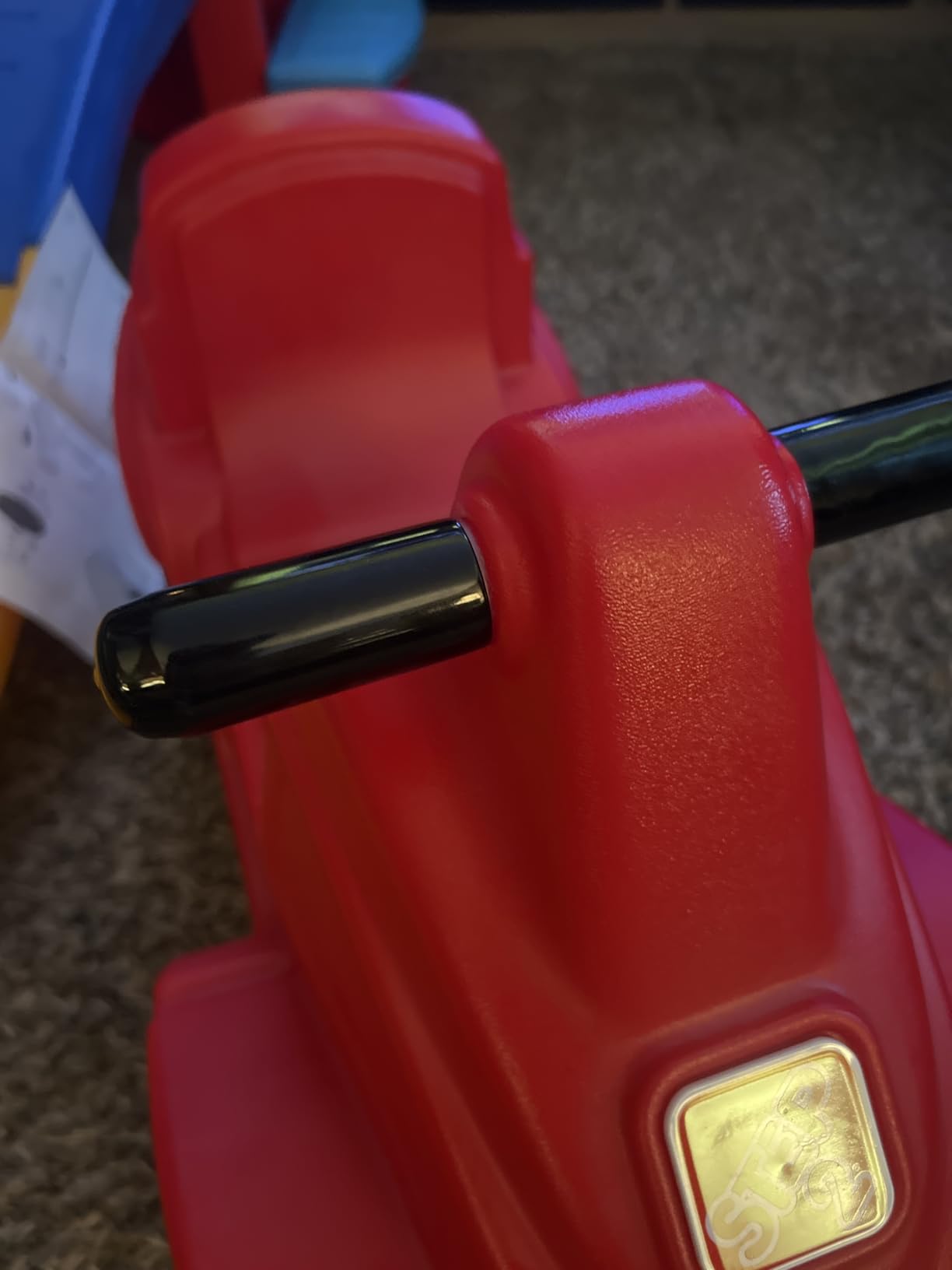 Step2 Up & Down Roller Coaster Kids Ride On Toy, Push Car, Indoor/Outdoor Playset, Made of Durable Plastic, Max Weight 50 lbs., for Toddlers 2-5 Years Old, Gray & Blue - Customer Photo 0