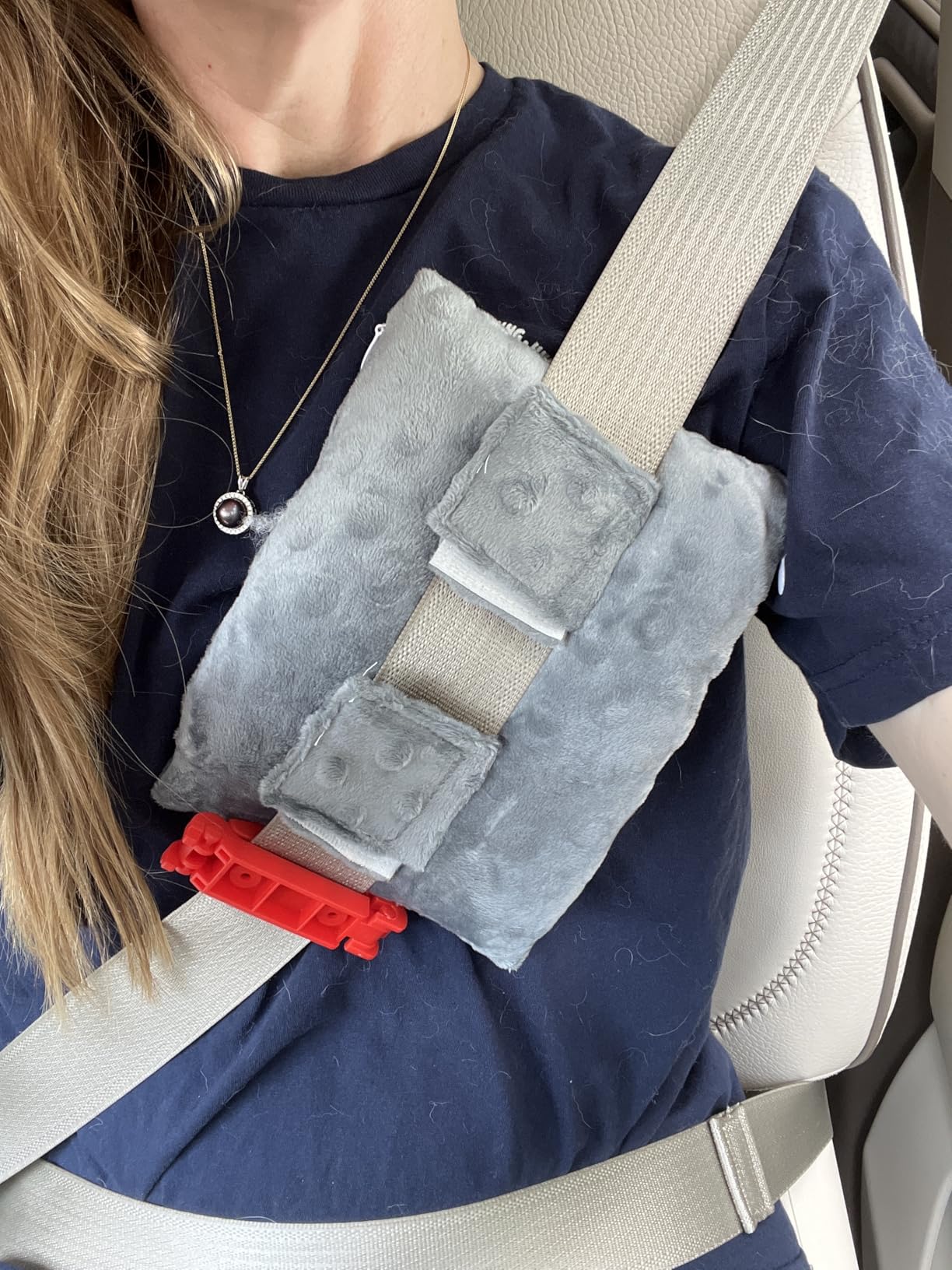 Pacemaker Pillow Chemo Port Pillows for Mastectomy, Open Heart Surgery Recovery Gifts Breast Cancer Bypass Post Surgery Cushion, Minky Dot Black - Customer Photo 1