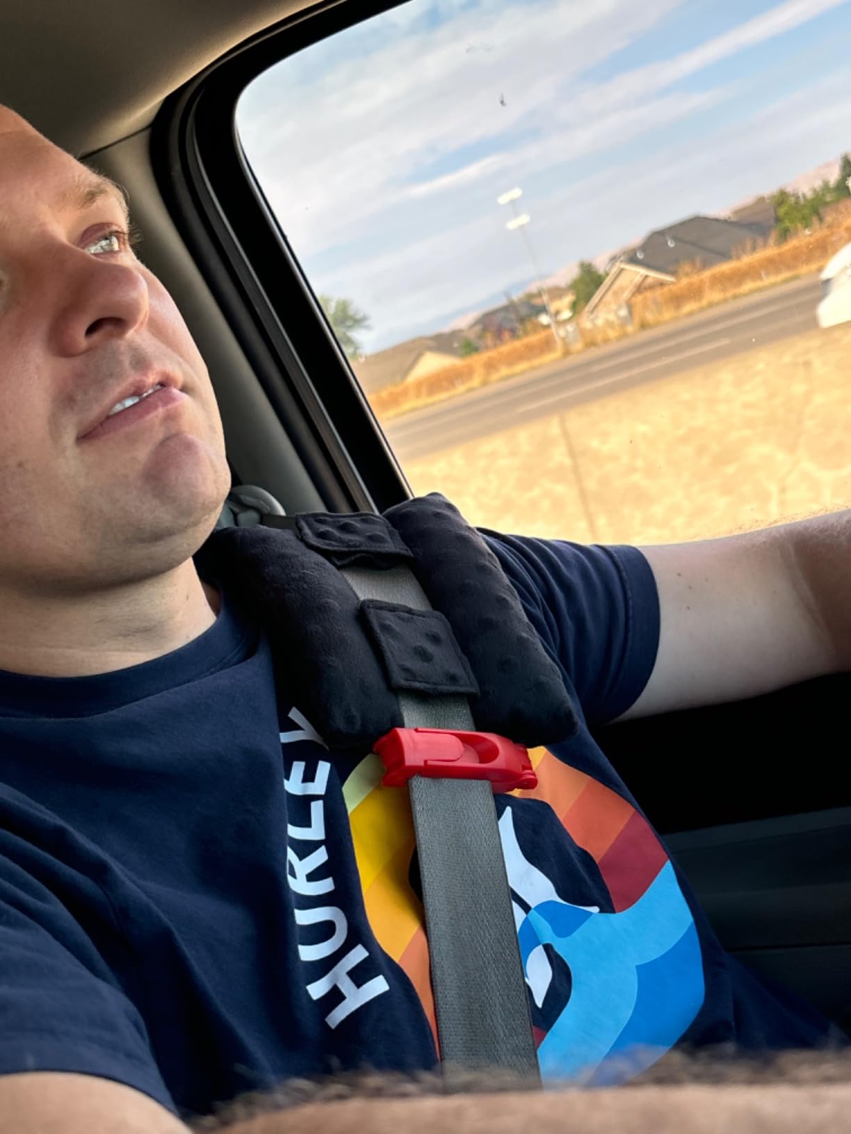 Pacemaker Pillow Chemo Port Pillows for Mastectomy, Open Heart Surgery Recovery Gifts Breast Cancer Bypass Post Surgery Cushion, Minky Dot Black Customer Review Pacemaker Pillow Chemo Port Pillows for Mastectomy, Open Heart Surgery Recovery Gifts Breast Cancer Bypass Post Surgery Cushion, Minky Dot Black - Customer Photo 2