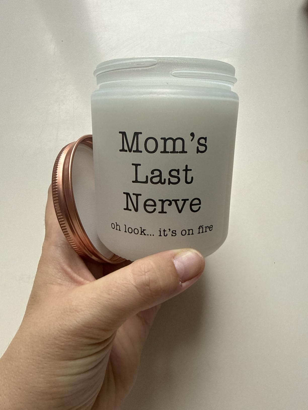 Homsolver Gifts for Mom from Daughter Son, Best Mom Gifts, Funny Mom, Birthday Thanksgiving for Mom Stepmother Adoptive Mother, Mom's Last Nerve - Customer Photo 1