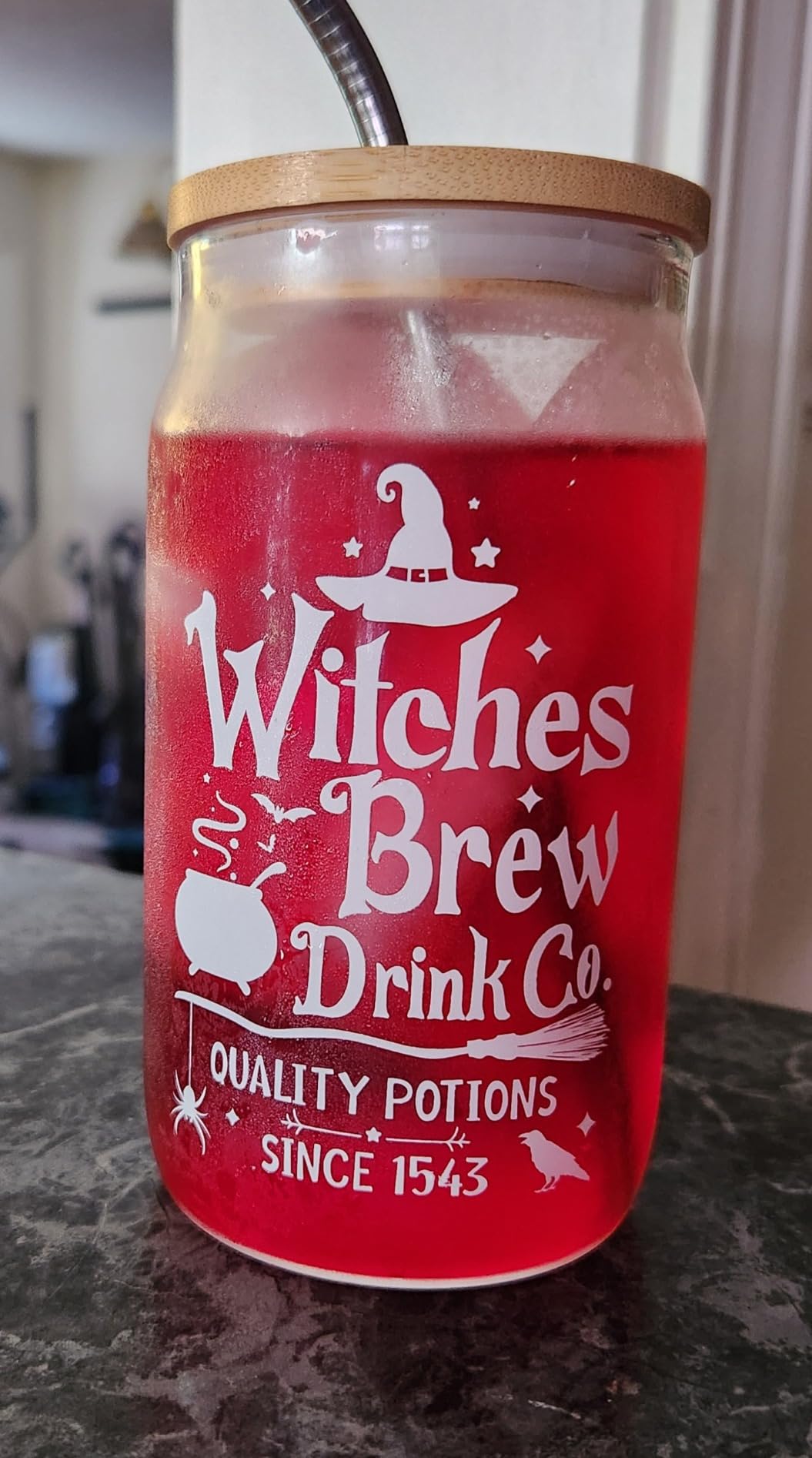 NewEleven Coworker Leaving Gifts - Gifts For Coworker Farewell, Going Away, Goodbye, New Job - Good Luck Presents For Friends, Boss, Women, Work Bestie – 16 Oz Coffee Glass - Customer Photo 2