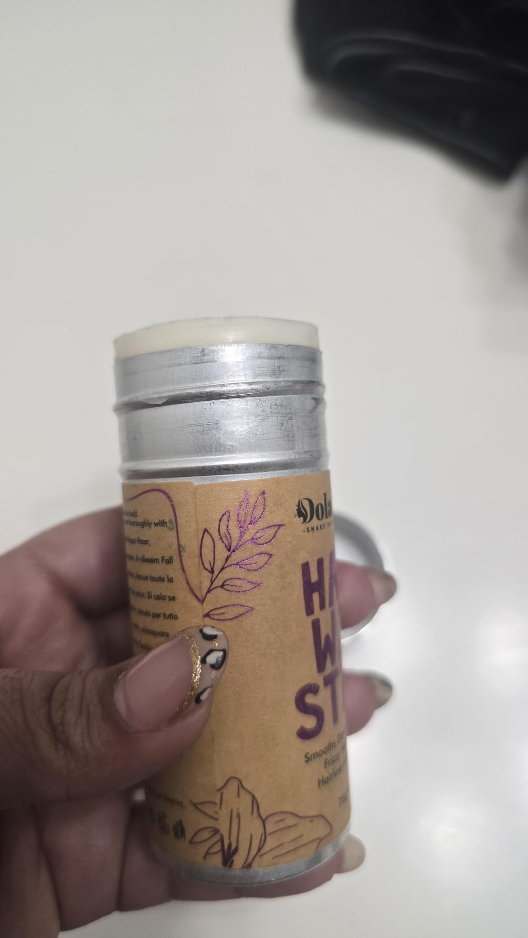 Dolahair Hair Wax Stick - Flyaway Control and Styling Pomade for Kids, Women, and Men - Hair Bun Maker and Accessorie stocking stuffers for teen girls (1 Pack of Wax) - Customer Photo 2