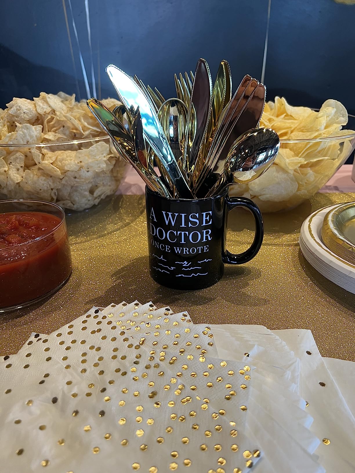 Panvola A Wise Doctor Once Wrote Dr Graduation Physician Surgeon Medical Student Graduate MD Practitioner Coffee Ceramic Mug Black 11oz - Customer Photo 1