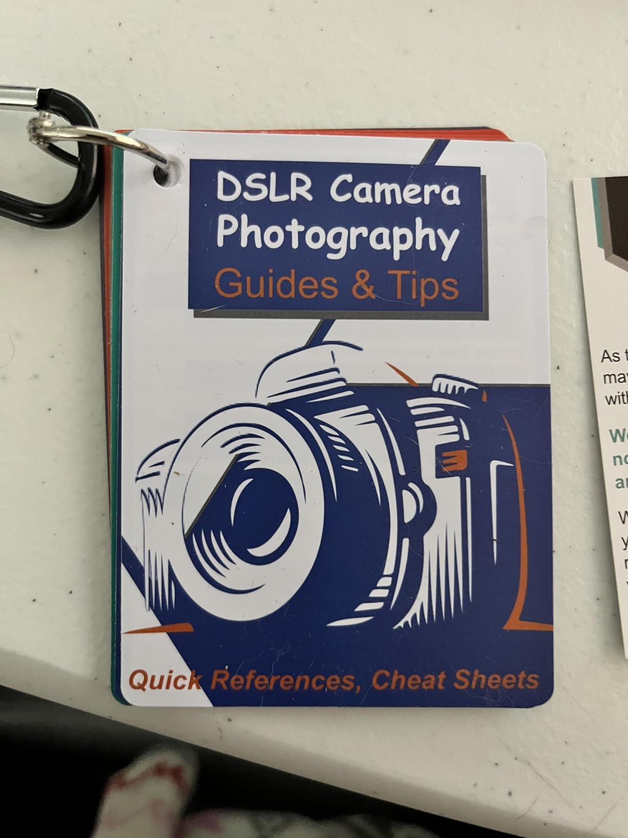 100 Photography Idea Cards - Photography Props for Photoshoot Camera Accessories, Photographer Gifts for Men Women Unique for Camera Lovers, 100 Inspiring Themes & Challenges - Customer Photo 2