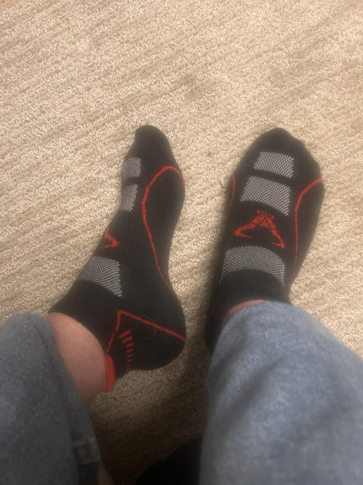 BULLIANT Men Running Socks 6Pairs-Ankle Athletic Socks Wicking Cushioned for Men Walking-Arch Compression Support Customer Review BULLIANT Men Running Socks 6Pairs-Ankle Athletic Socks Wicking Cushioned for Men Walking-Arch Compression Support - Customer Photo 1