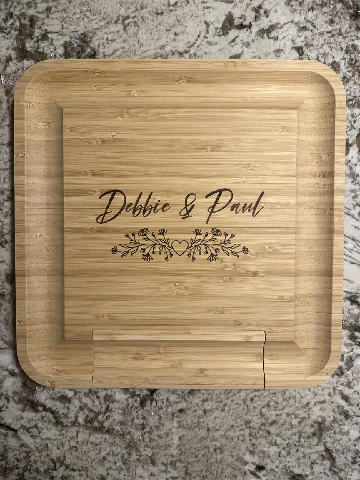 Personalized Charcuterie Boards Gift Set, Custom Engraved Cheese Board, Christmas Gifts for Mom Wedding Gifts for Couples, Bridal Shower, Birthday, Housewarming New Home Gifts for Family or Women - Customer Photo 2