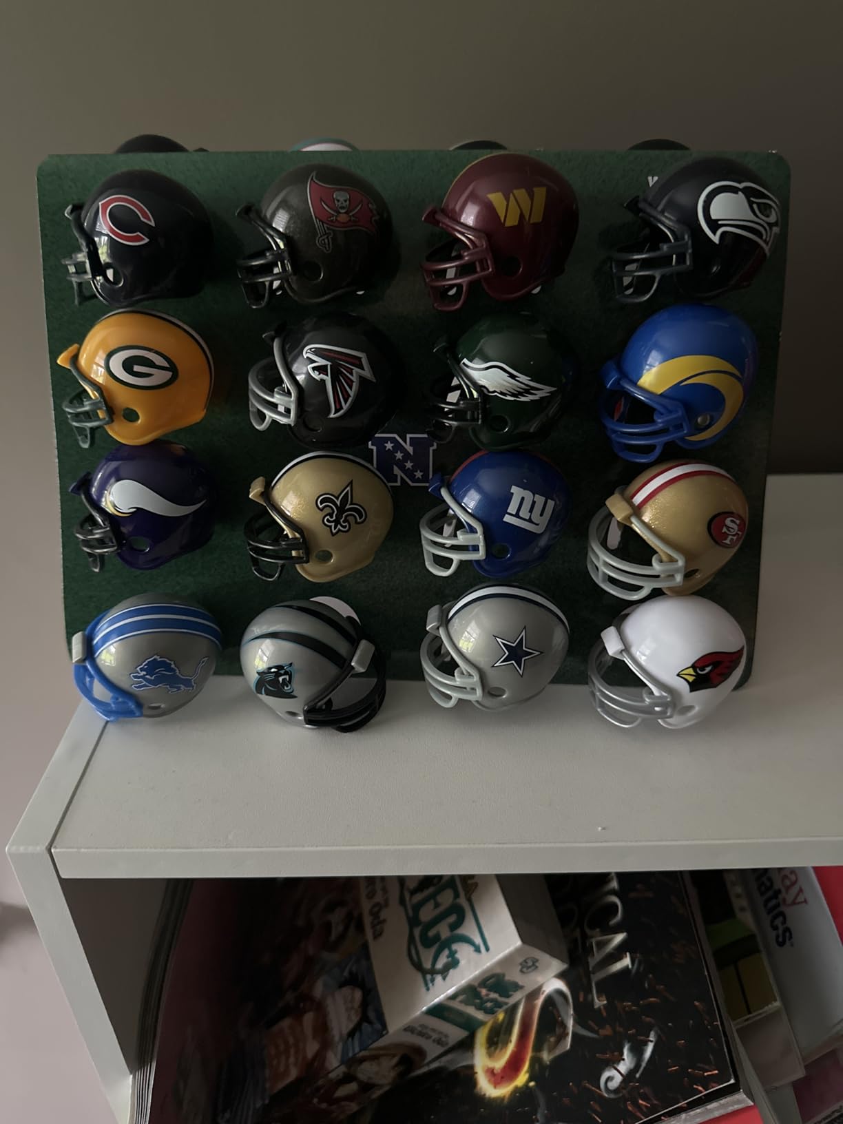 Riddell 32 Piece NFL Helmet Tracker Set - Gumball Size Helmets - All NFL Current Logo's - New 2023 Set - Customer Photo 1
