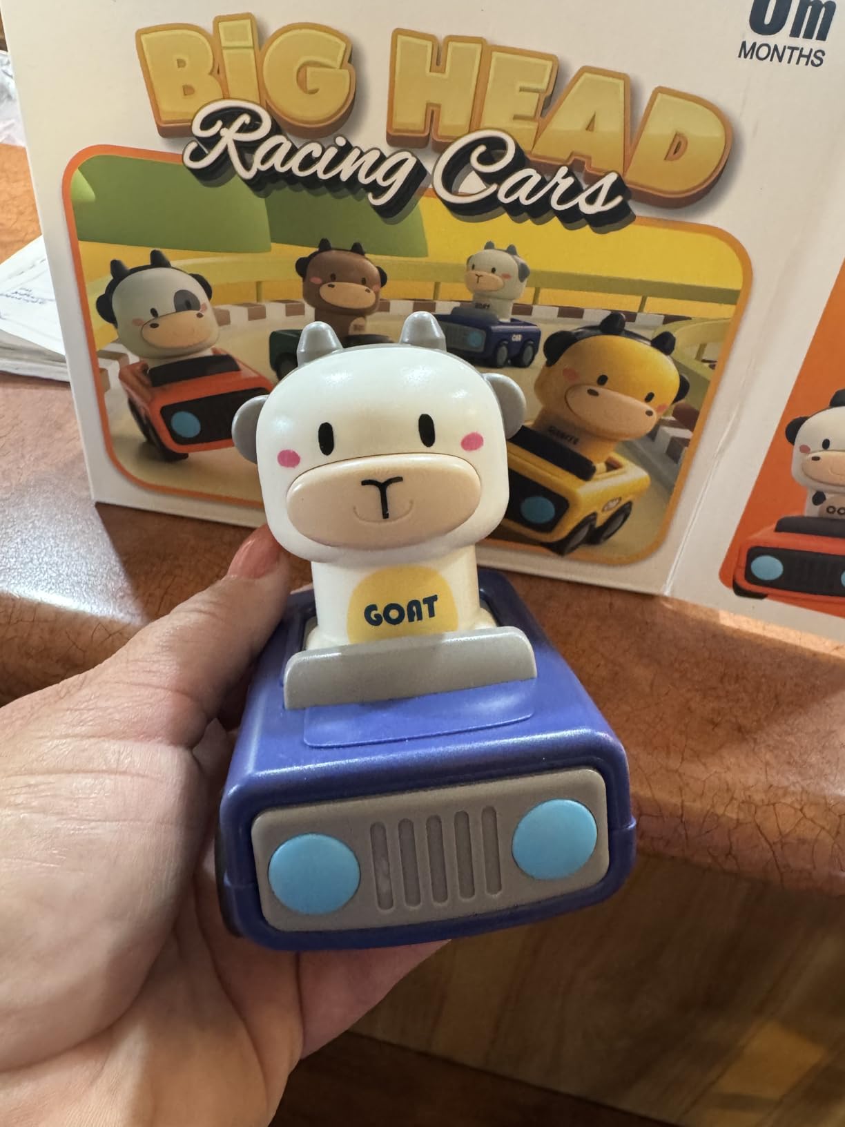 iPlay, iLearn Press to Go Car Toys for Toddlers 1-3, Baby Animal Racing Cars, Infant Play Vehicle Set, Baby Push Go Friction Car Toys for 6-9-12-18 Months, 1st Birthday Gifts for 1-2 Years Old Boys - Customer Photo 1
